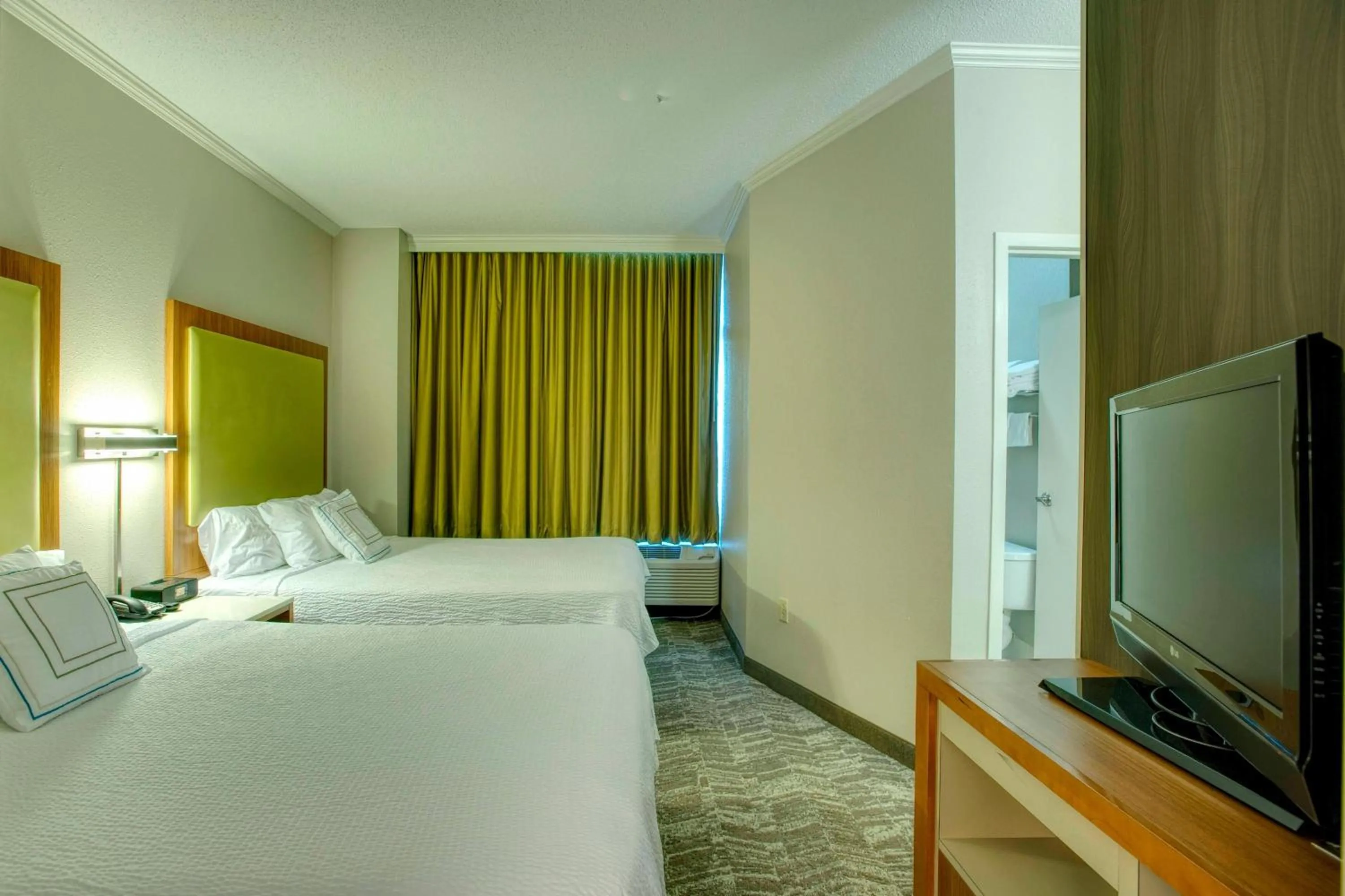 Photo of the whole room, Bed in SpringHill Suites by Marriott Lawrence Downtown