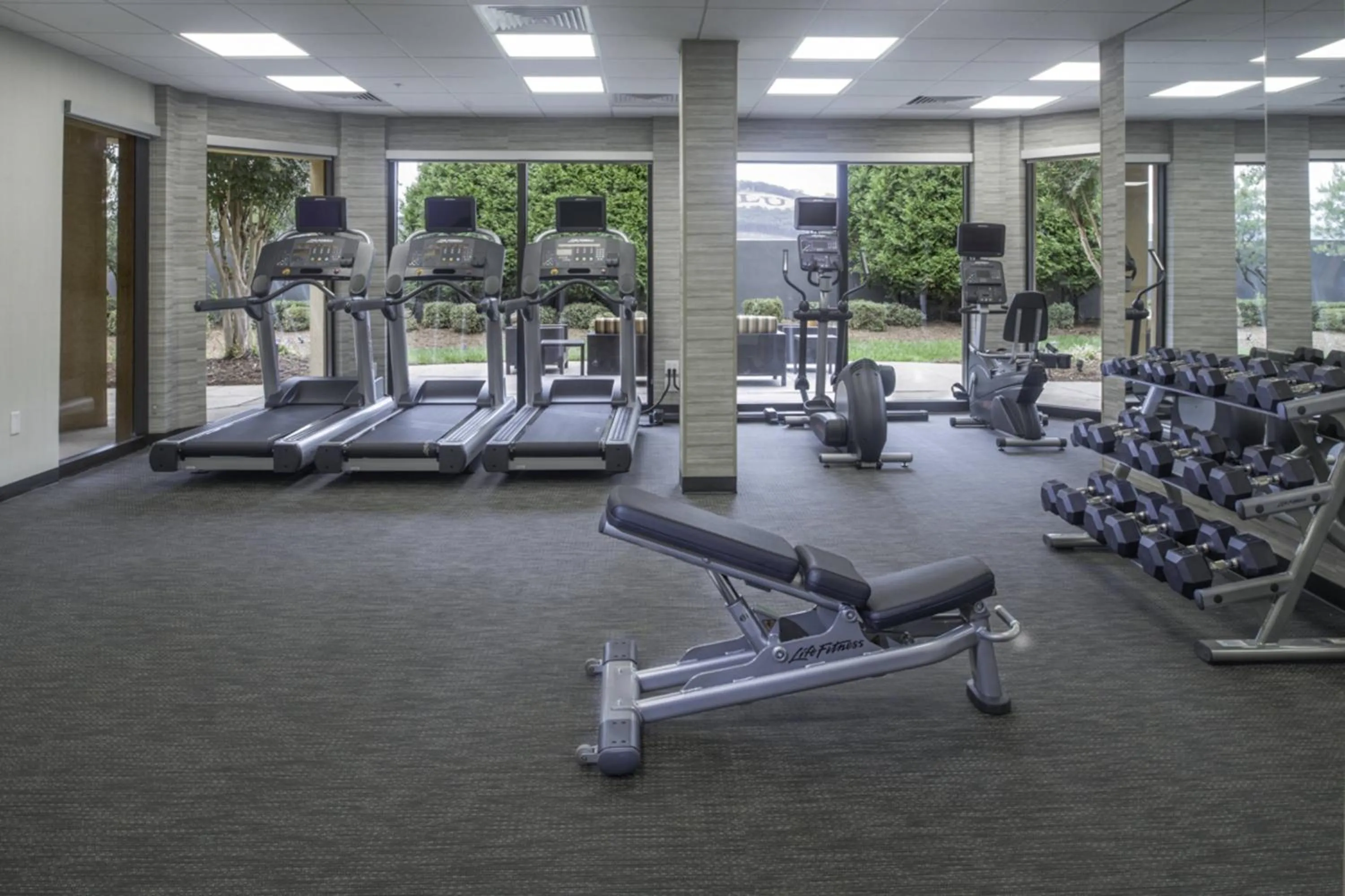 Fitness centre/facilities in Courtyard by Marriott Lynchburg