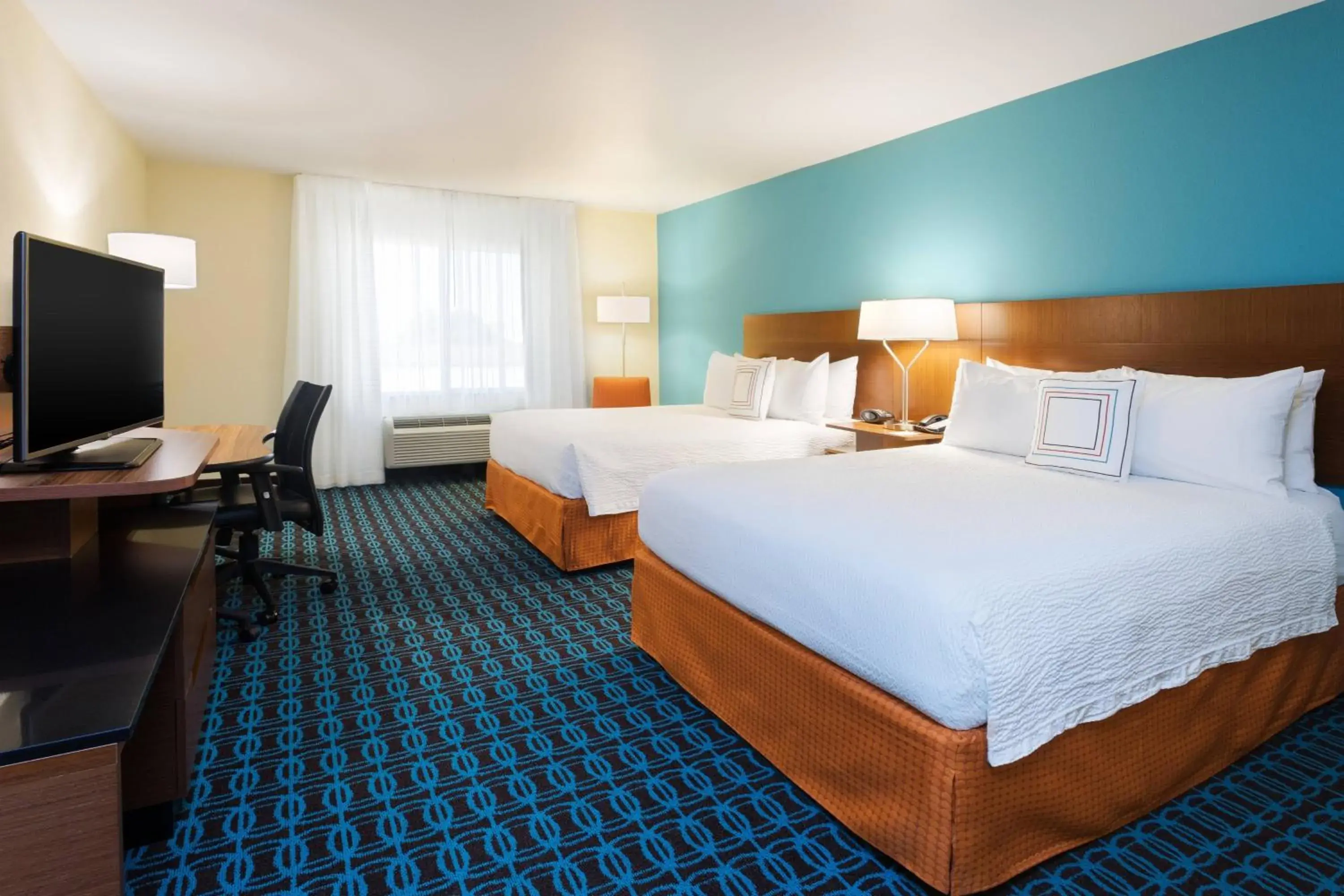 Queen Room with Two Queen Beds in Fairfield Inn & Suites by Marriott Odessa Queen Room with Two Queen Beds in Fairfield Inn & Suites by Marriott Odessa