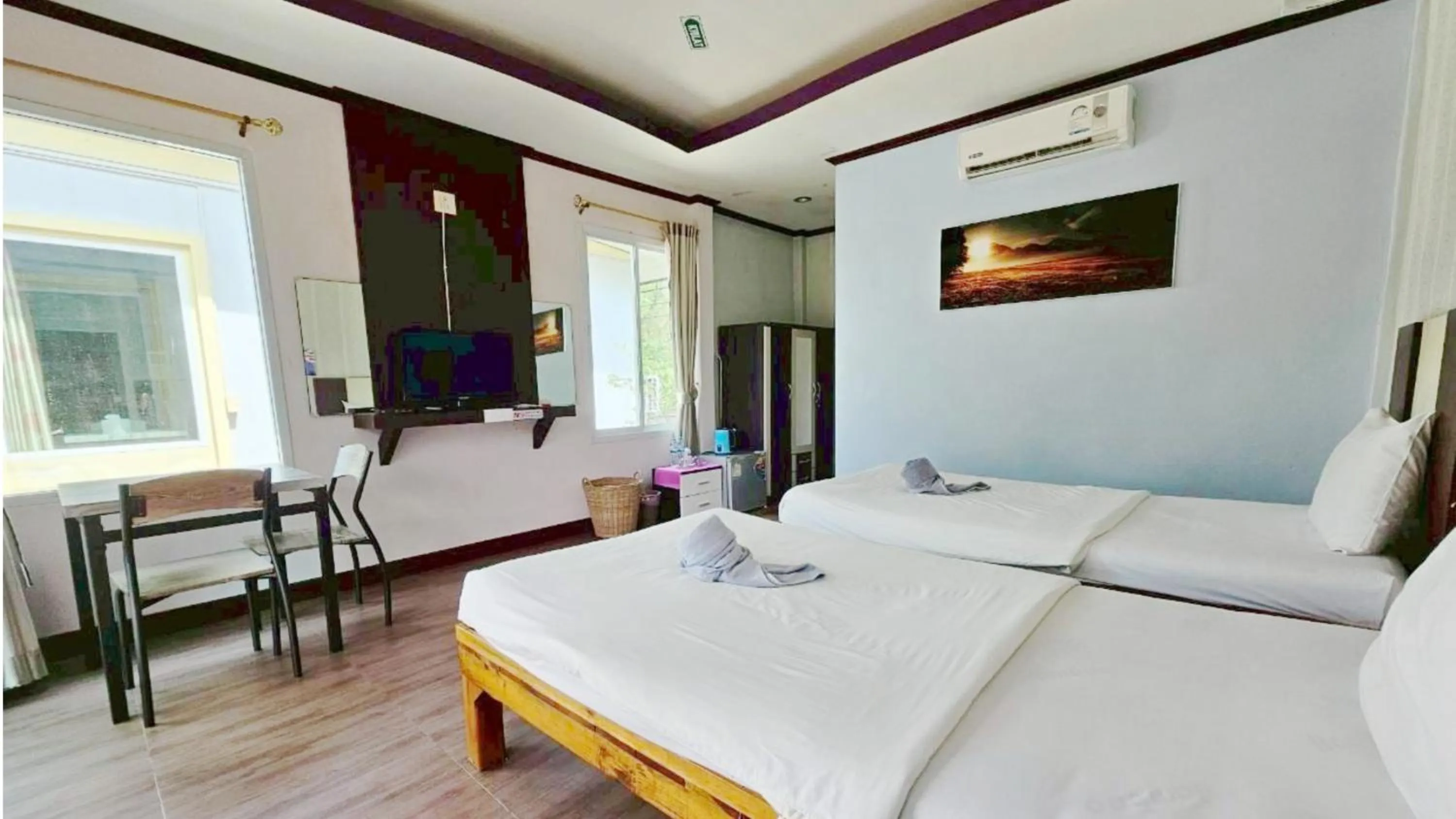 Bed in Lake Terrace Resort