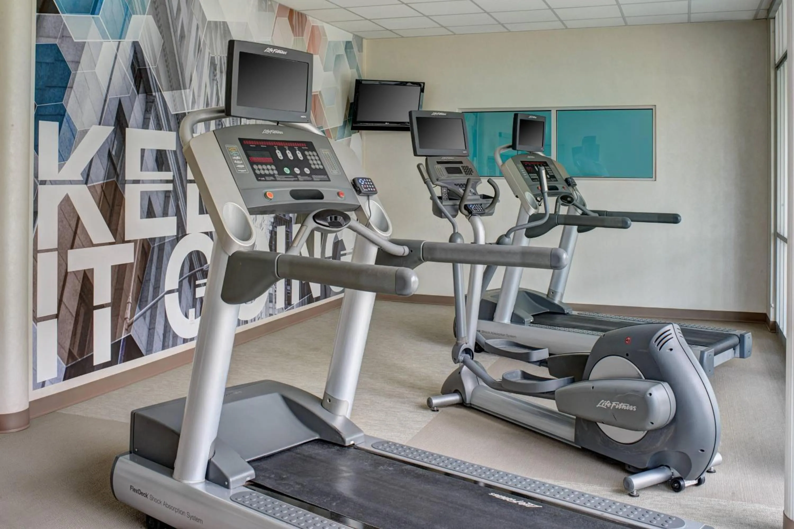Fitness centre/facilities in SpringHill Suites by Marriott Saginaw