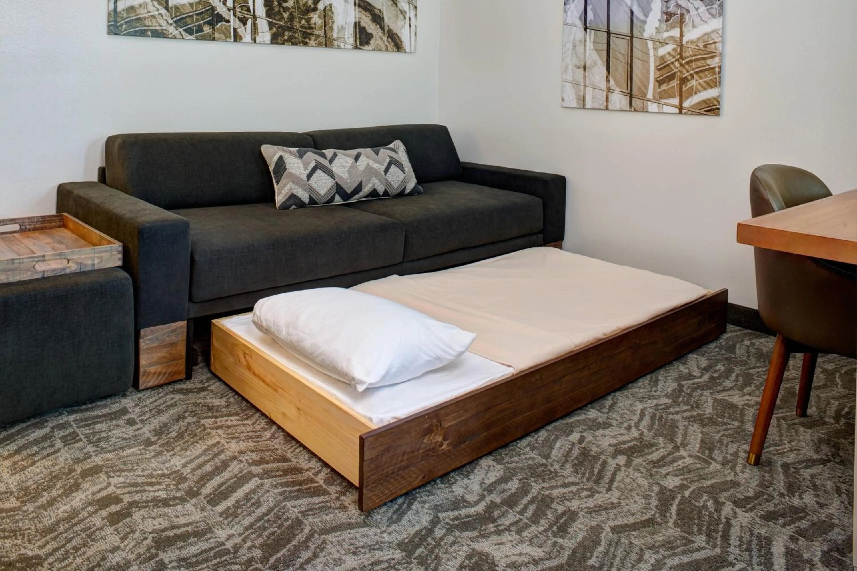 Photo of the whole room, Bed in SpringHill Suites by Marriott Saginaw