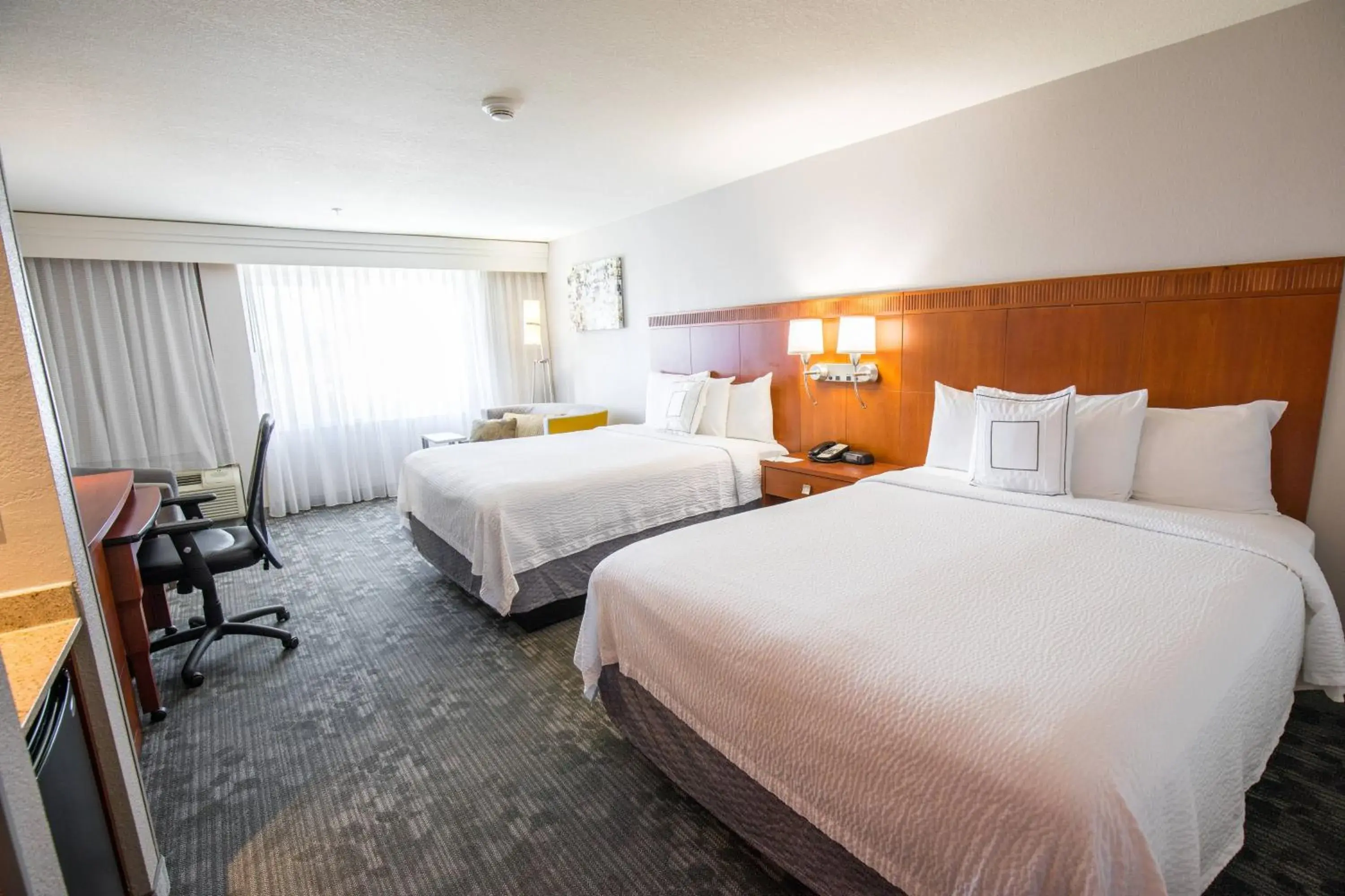 Queen Room with Two Queen Beds in Courtyard by Marriott Merced Queen Room with Two Queen Beds in Courtyard by Marriott Merced