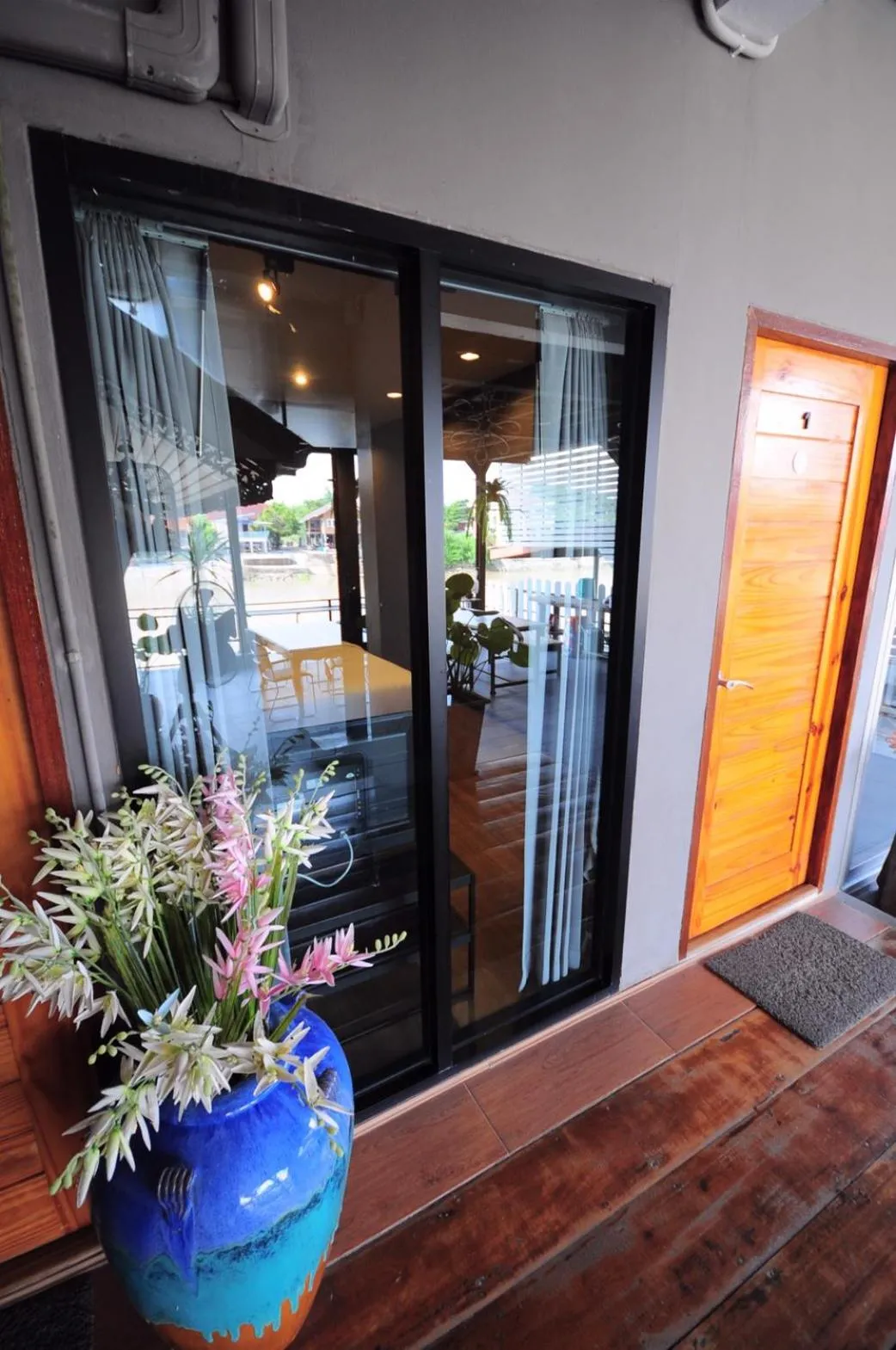 Balcony/Terrace in Baan Keang Chon Ayutthaya บ้านเคียงชล อยุธยา