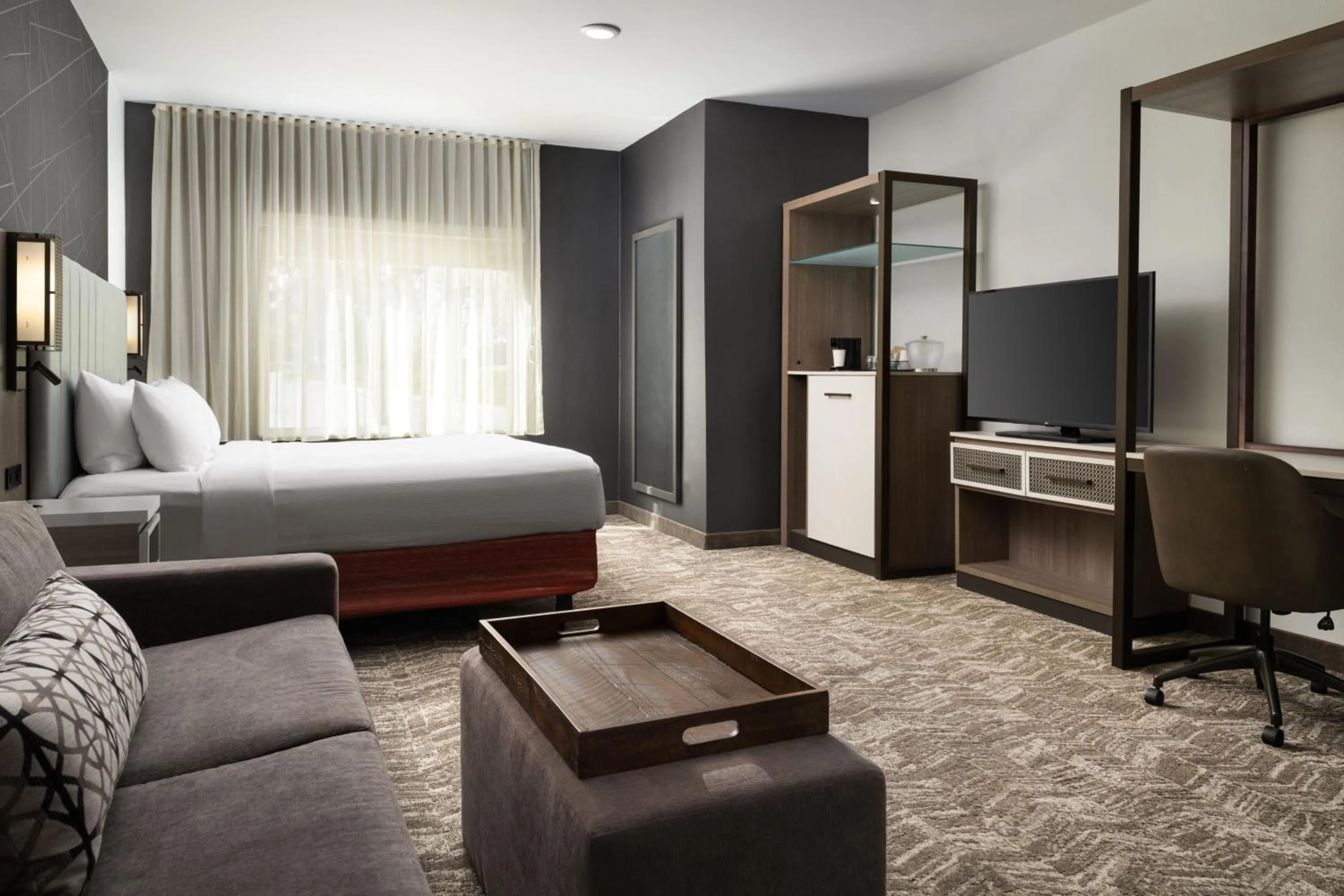 Bedroom, Bed in SpringHill Suites Kansas City Overland Park