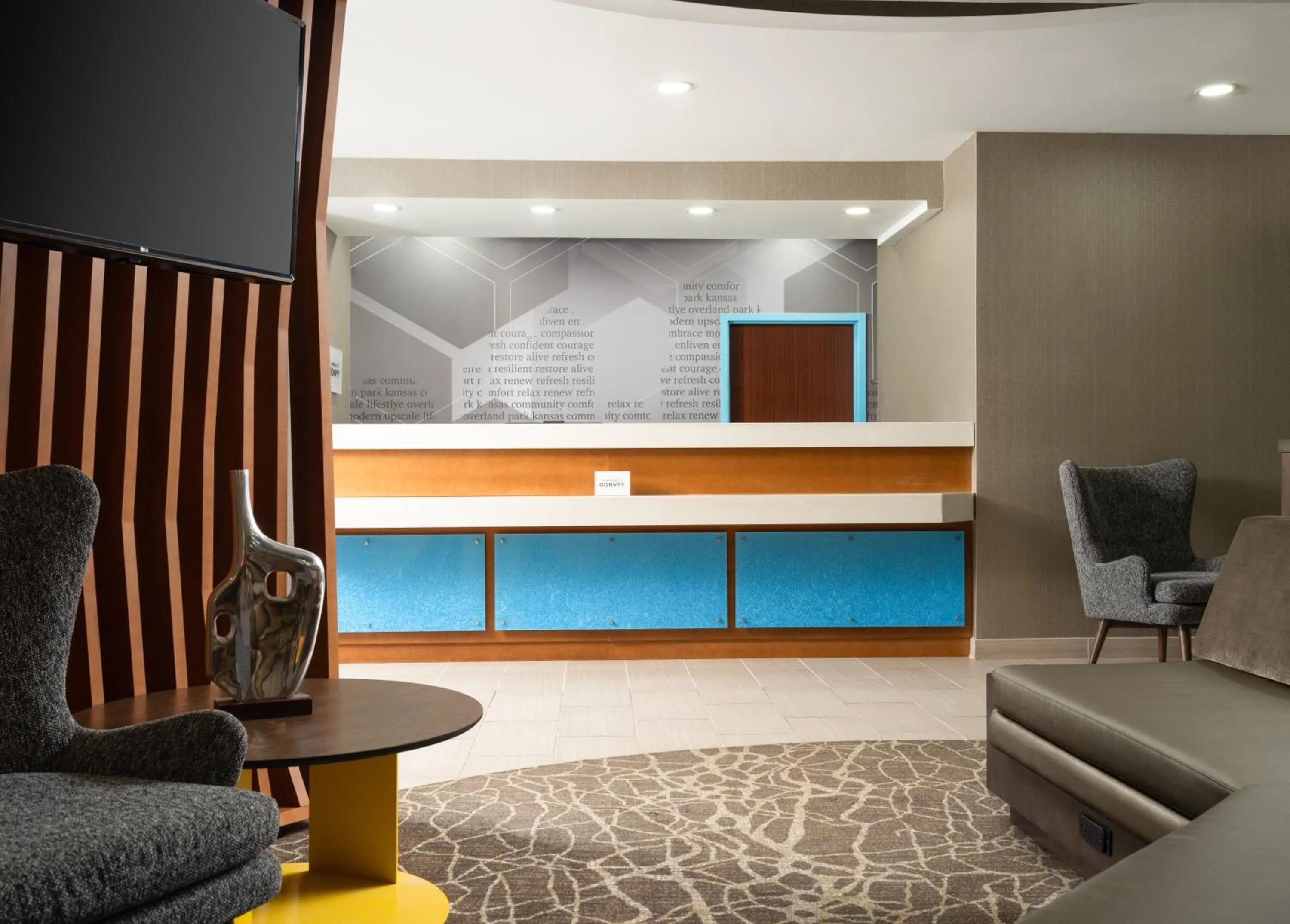 Lobby or reception in SpringHill Suites Kansas City Overland Park