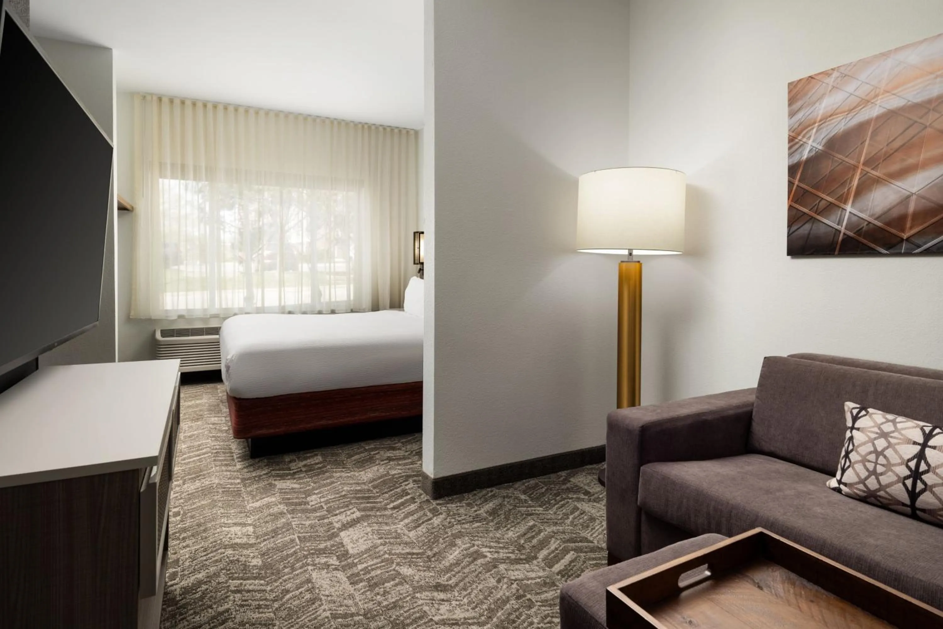 Bedroom, Bed in SpringHill Suites Kansas City Overland Park