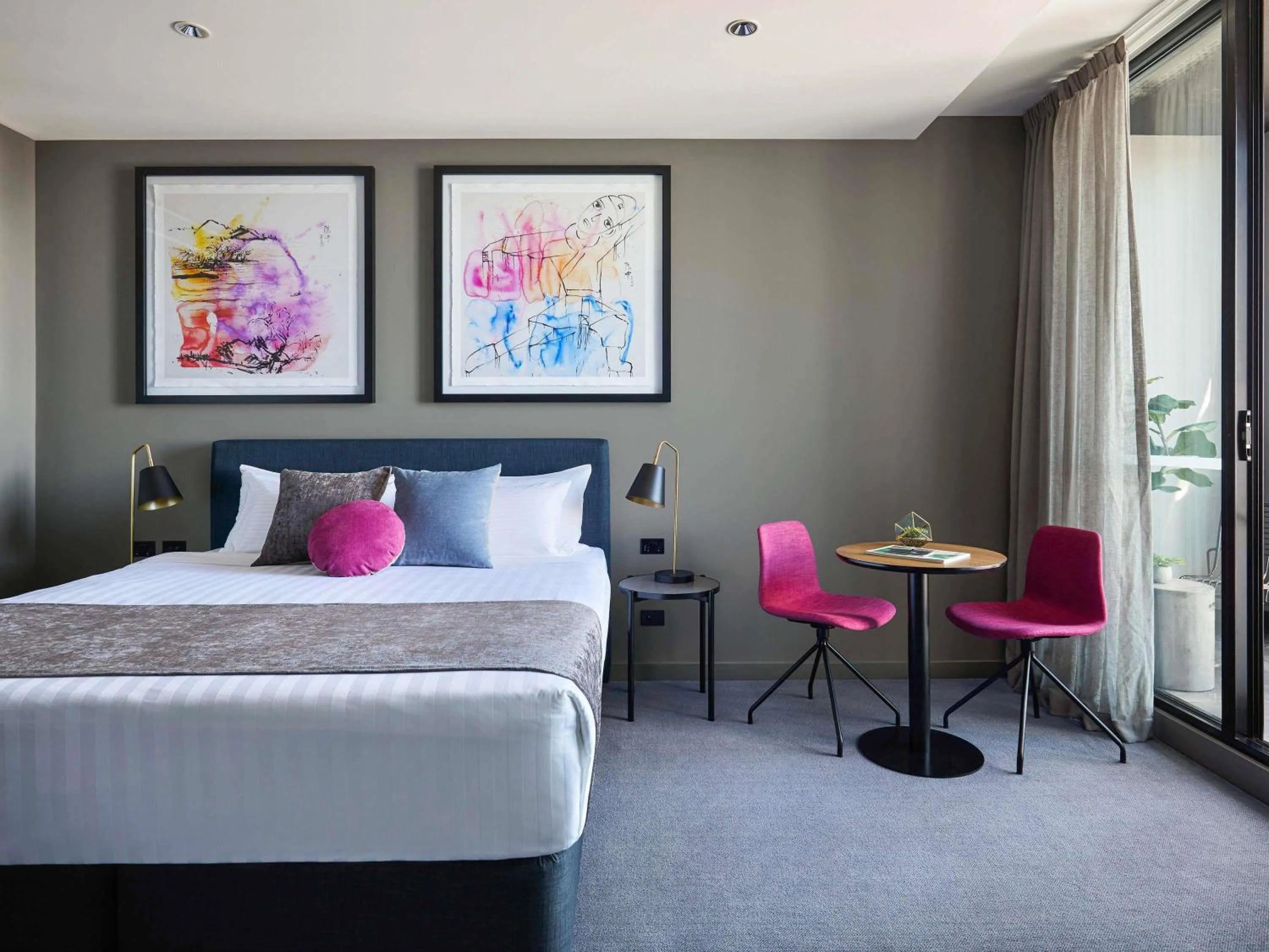 Bedroom, Bed in Art Series - The Chen