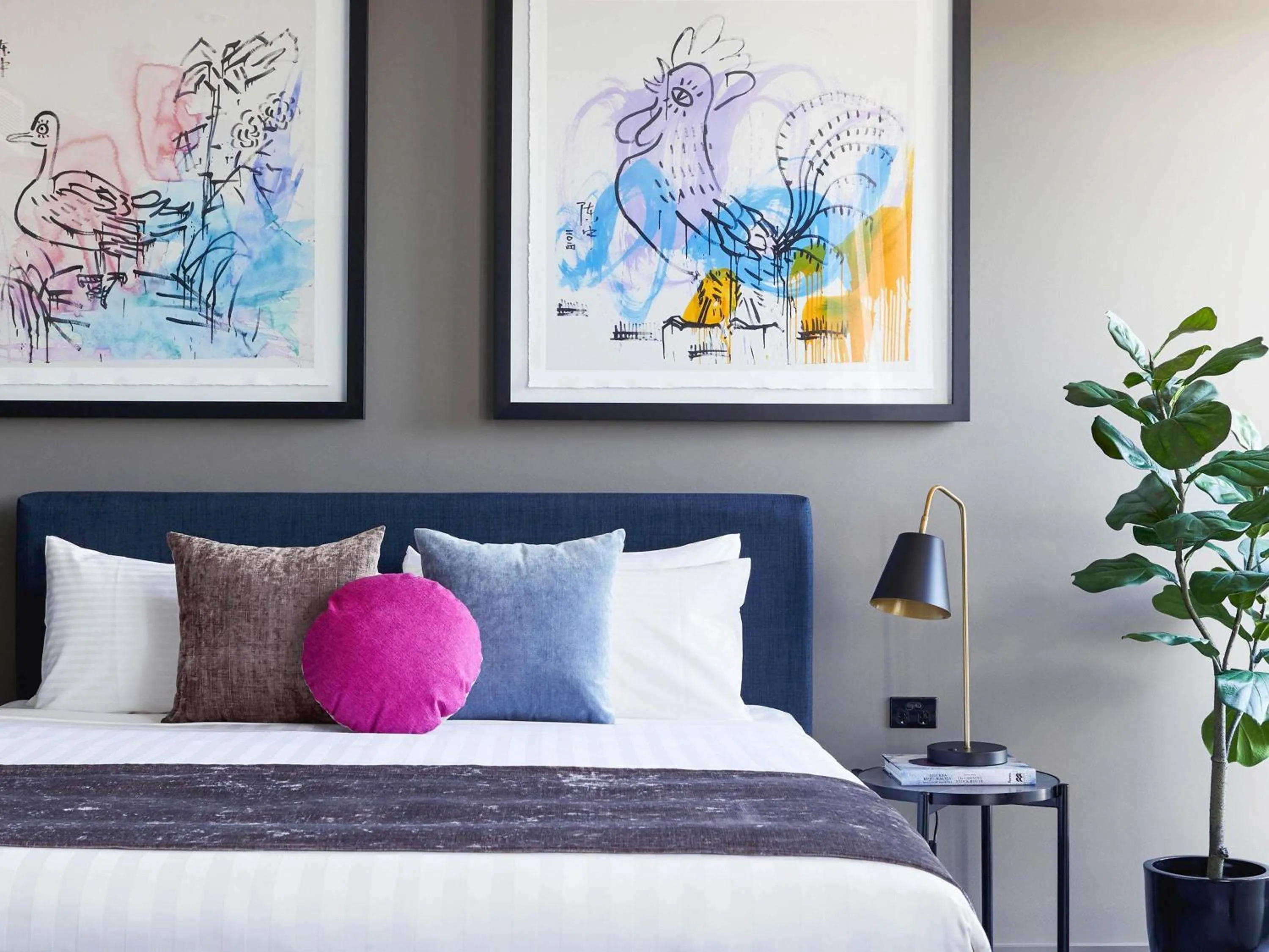 Bedroom, Bed in Art Series - The Chen