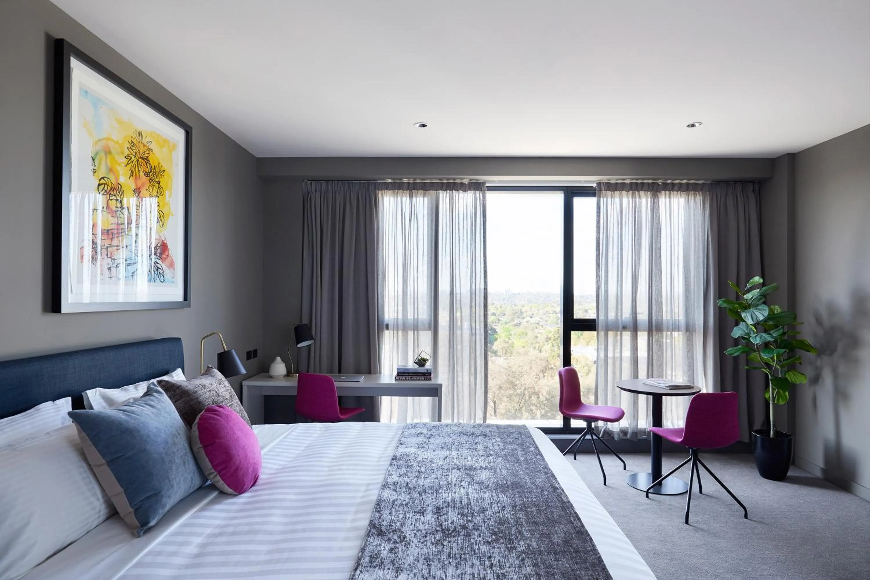 Bedroom, Bed in Art Series - The Chen