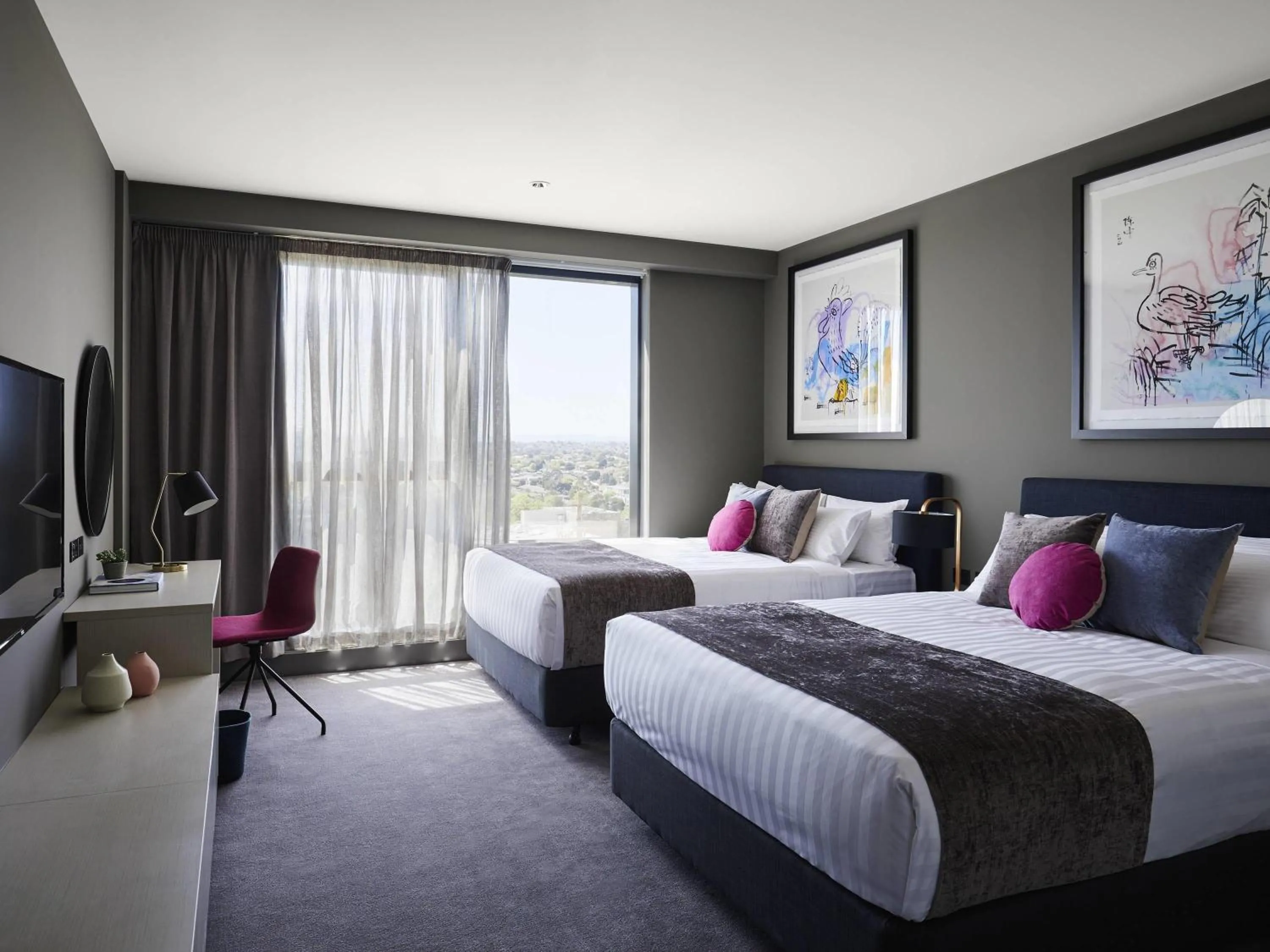 Bedroom, Bed in Art Series - The Chen