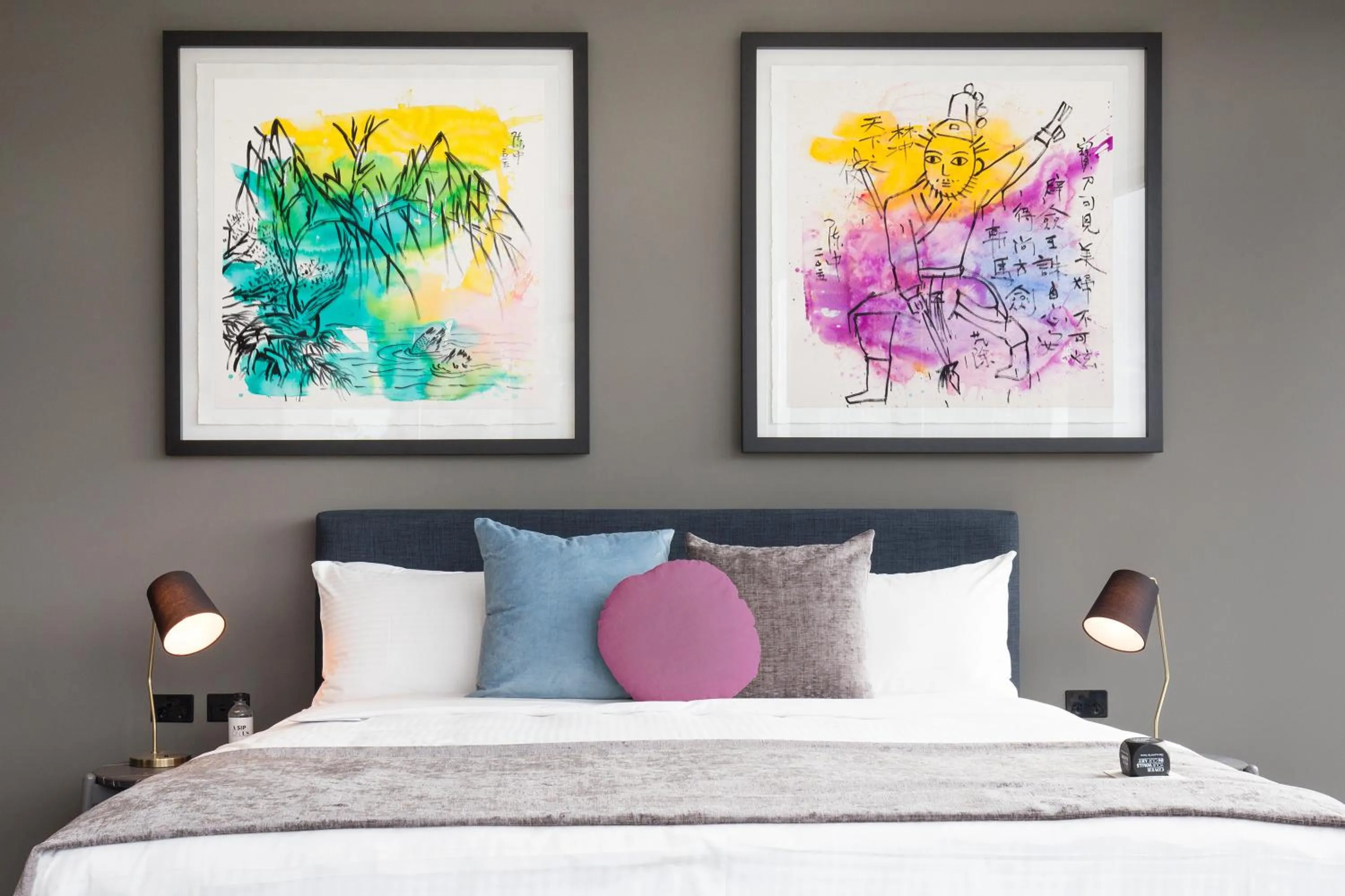 Bedroom, Bed in Art Series - The Chen