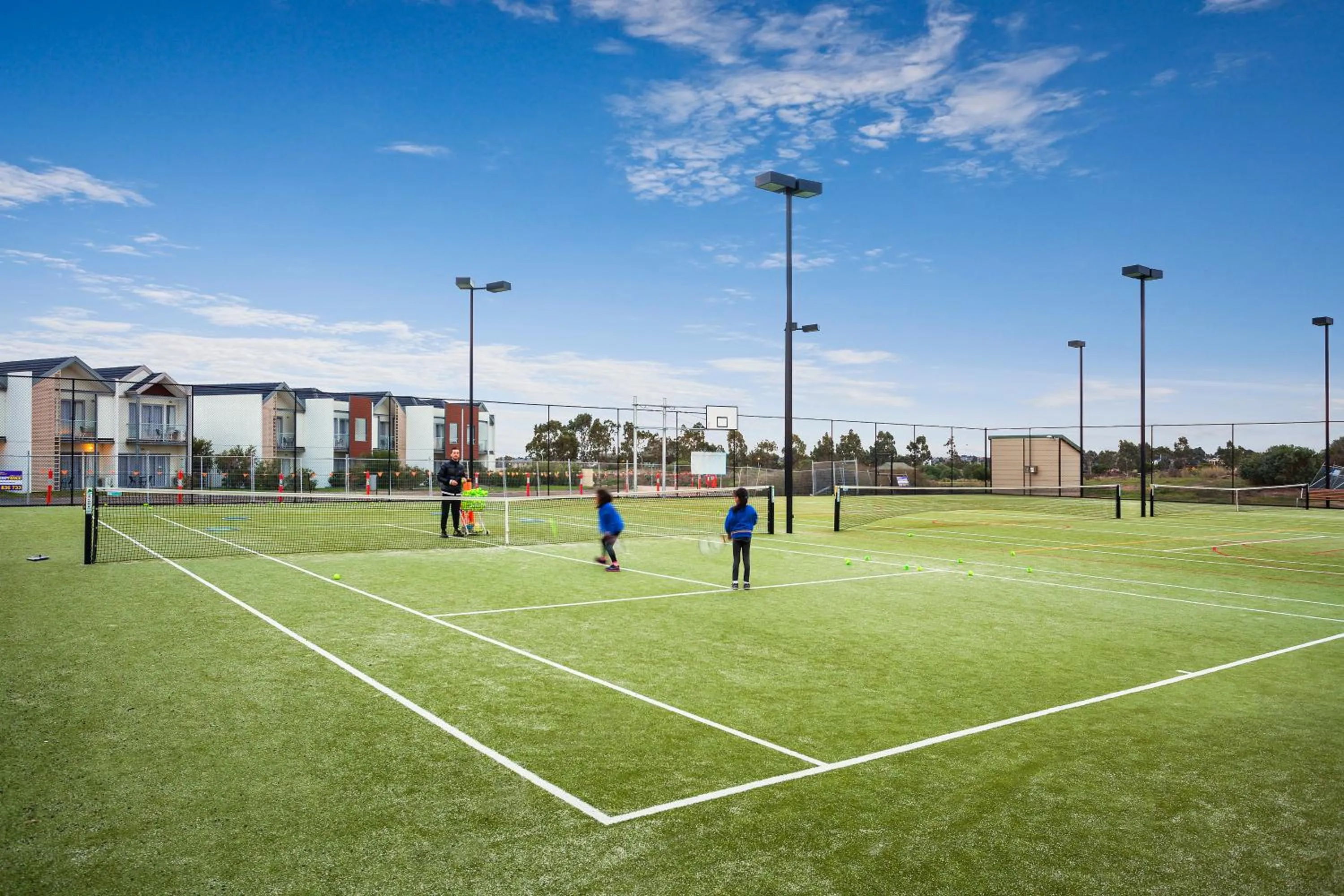 Tennis court in Quest Sanctuary Lakes