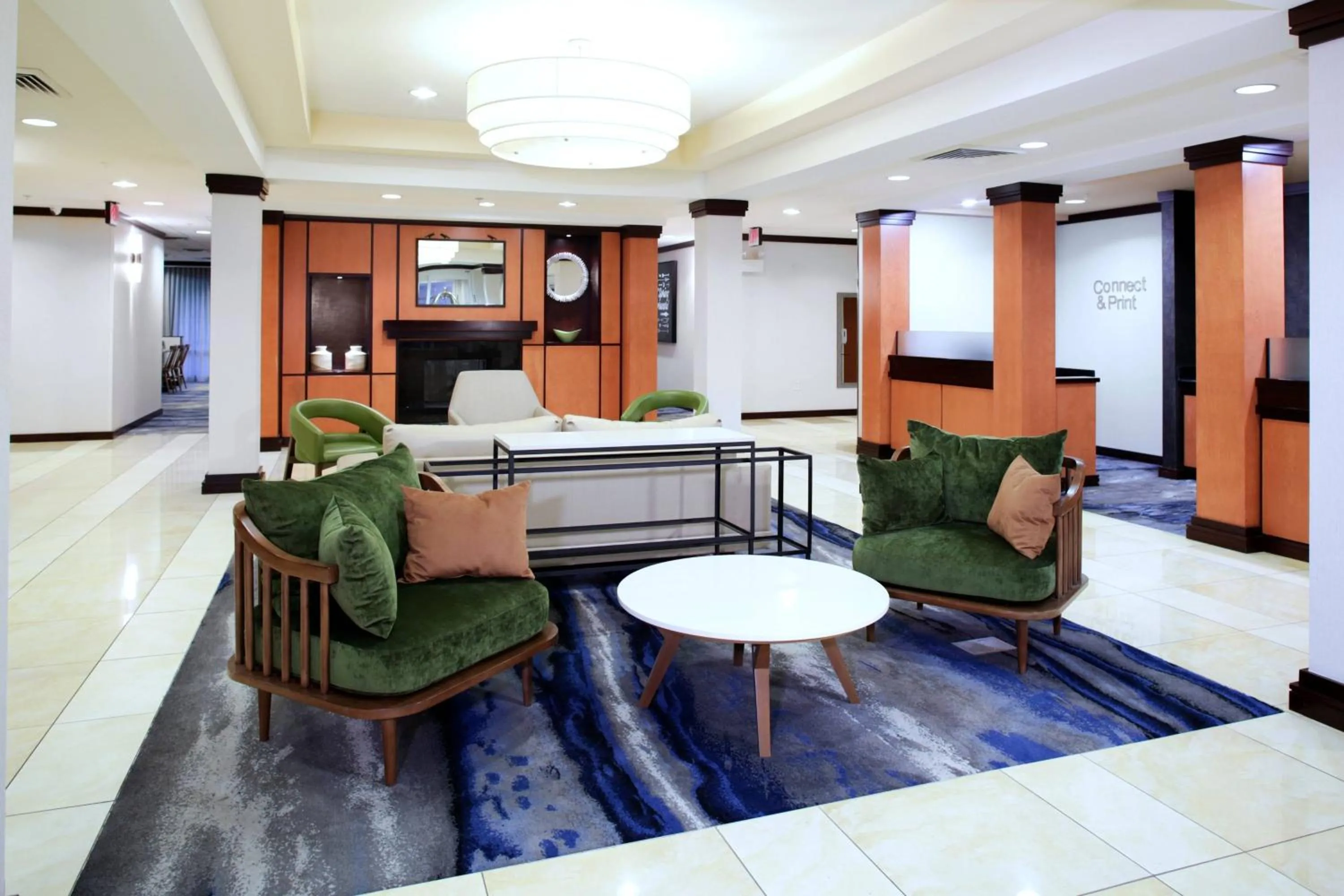 Lobby or reception in Fairfield Inn & Suites Milledgeville