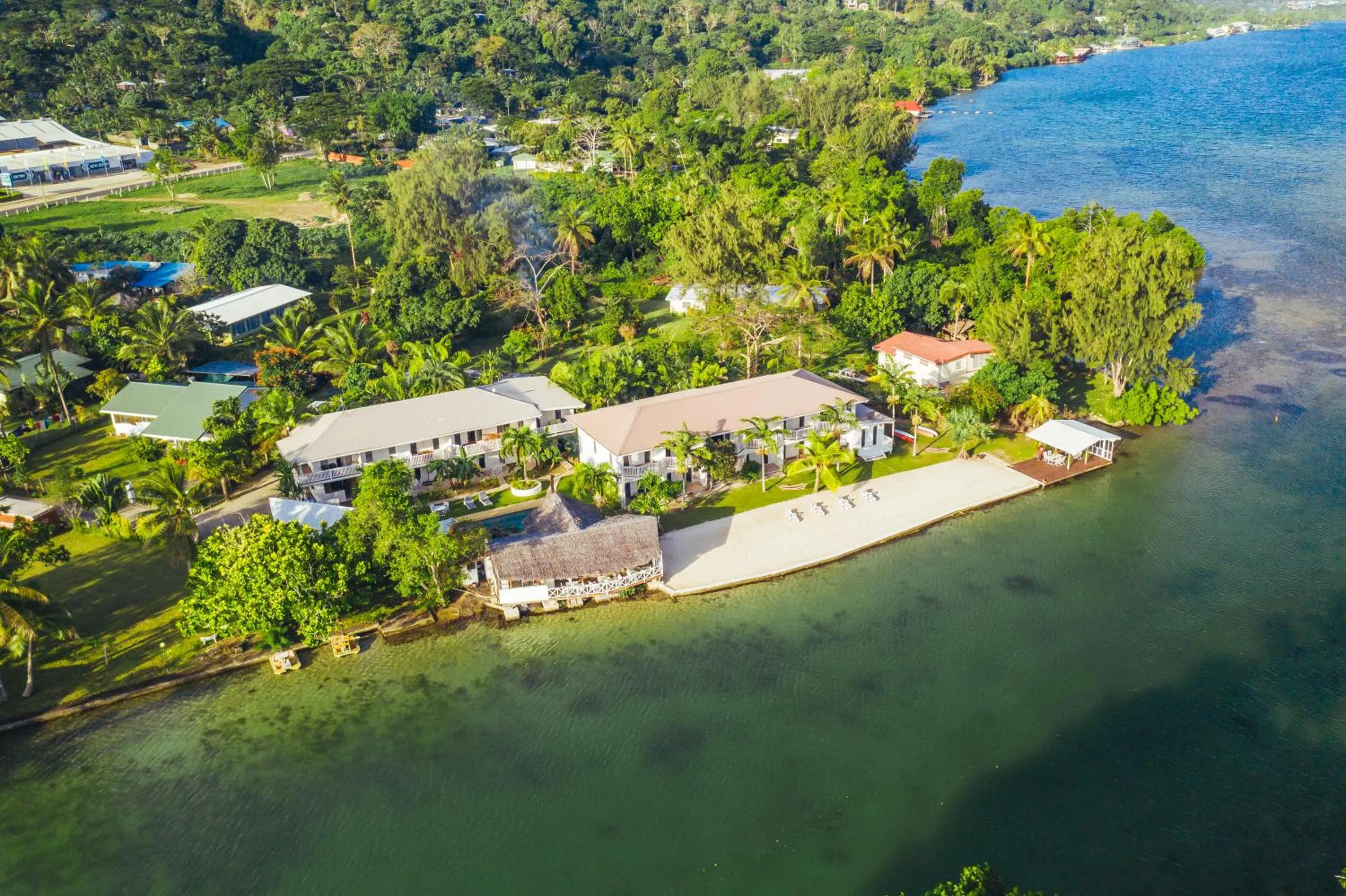 Bird's eye view in Tropicana Lagoon Apartments