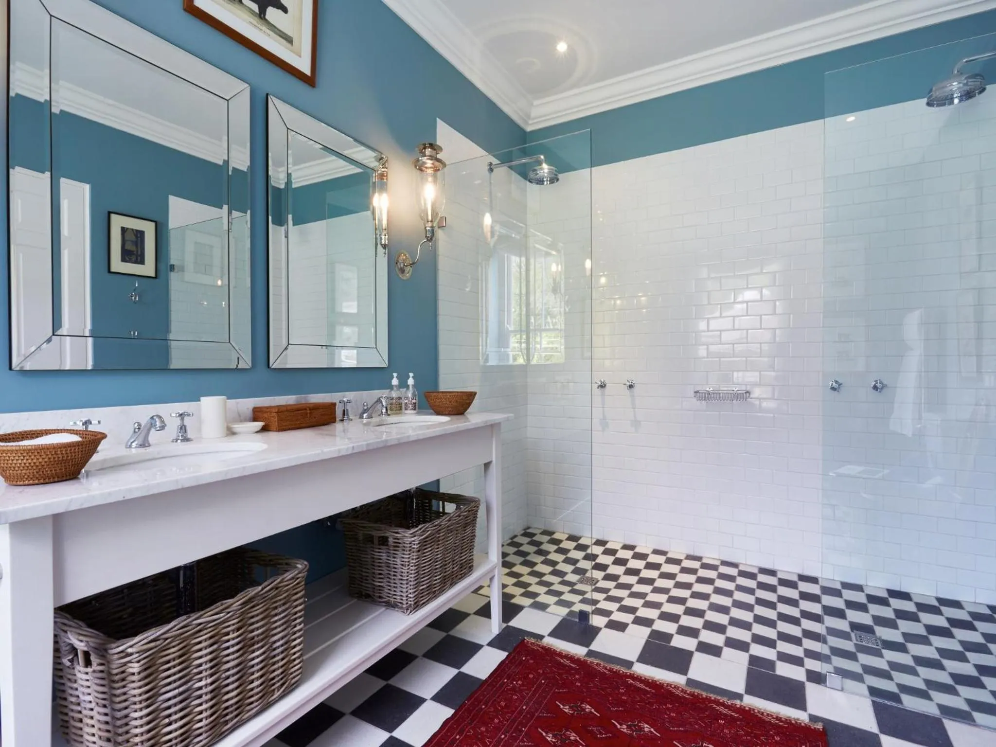 Shower in La Cotte House