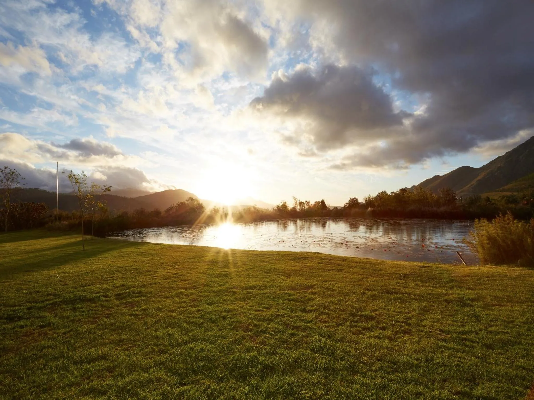 Natural landscape in La Cotte House