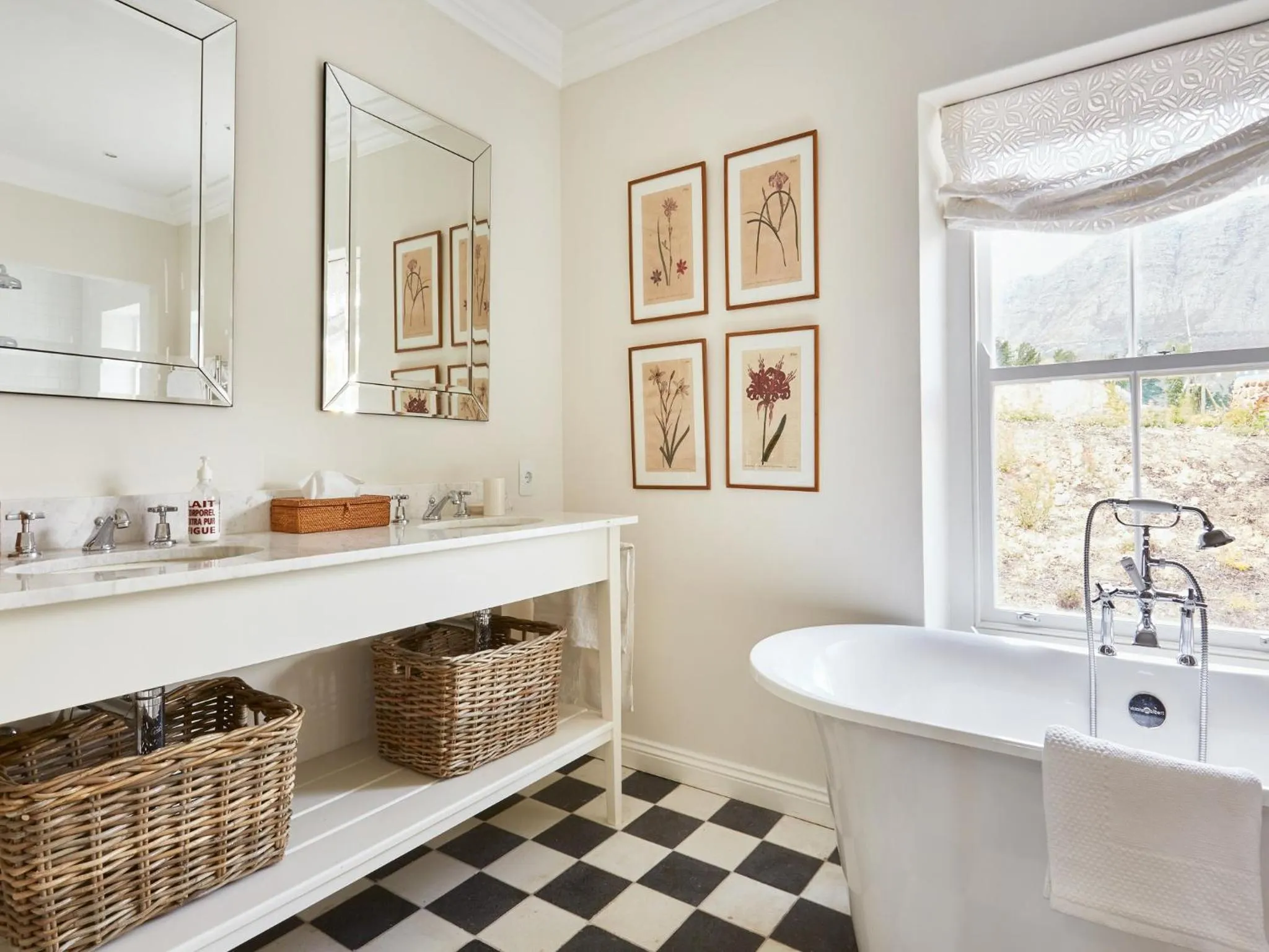 Shower in La Cotte House