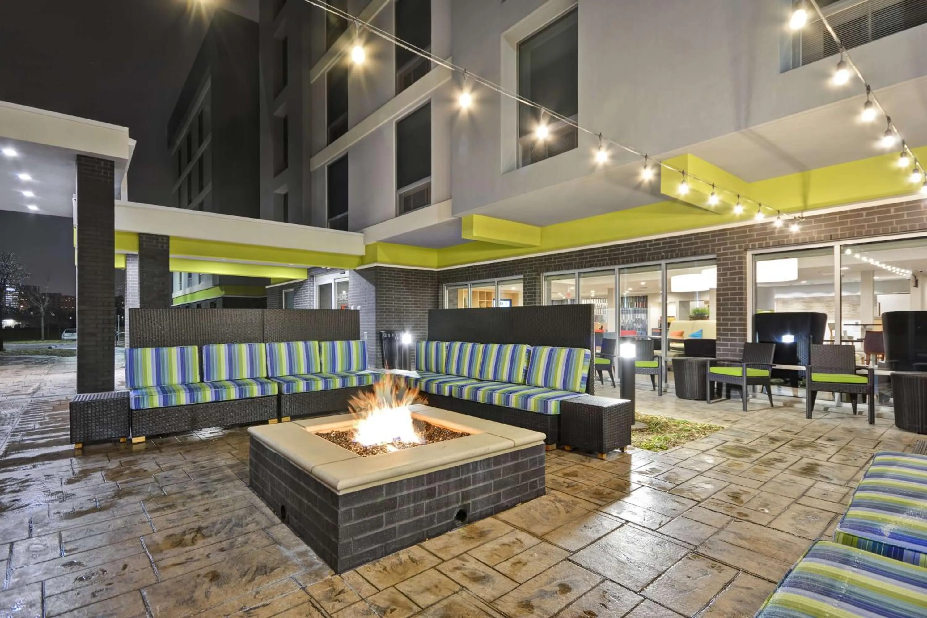 Patio in Home2 Suites By Hilton Dallas North Park