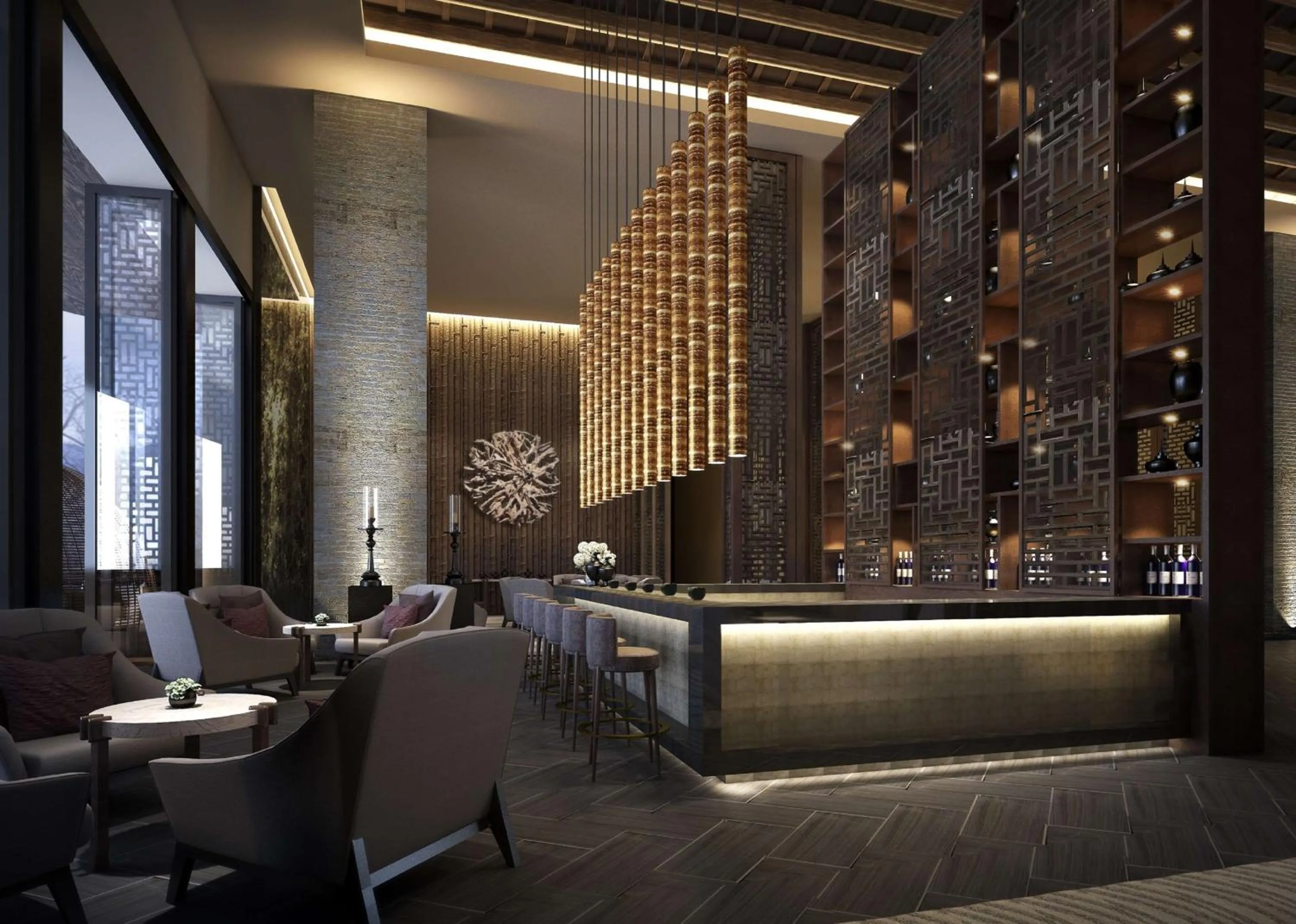 Lobby or reception in Hilton Huizhou Longmen Resort