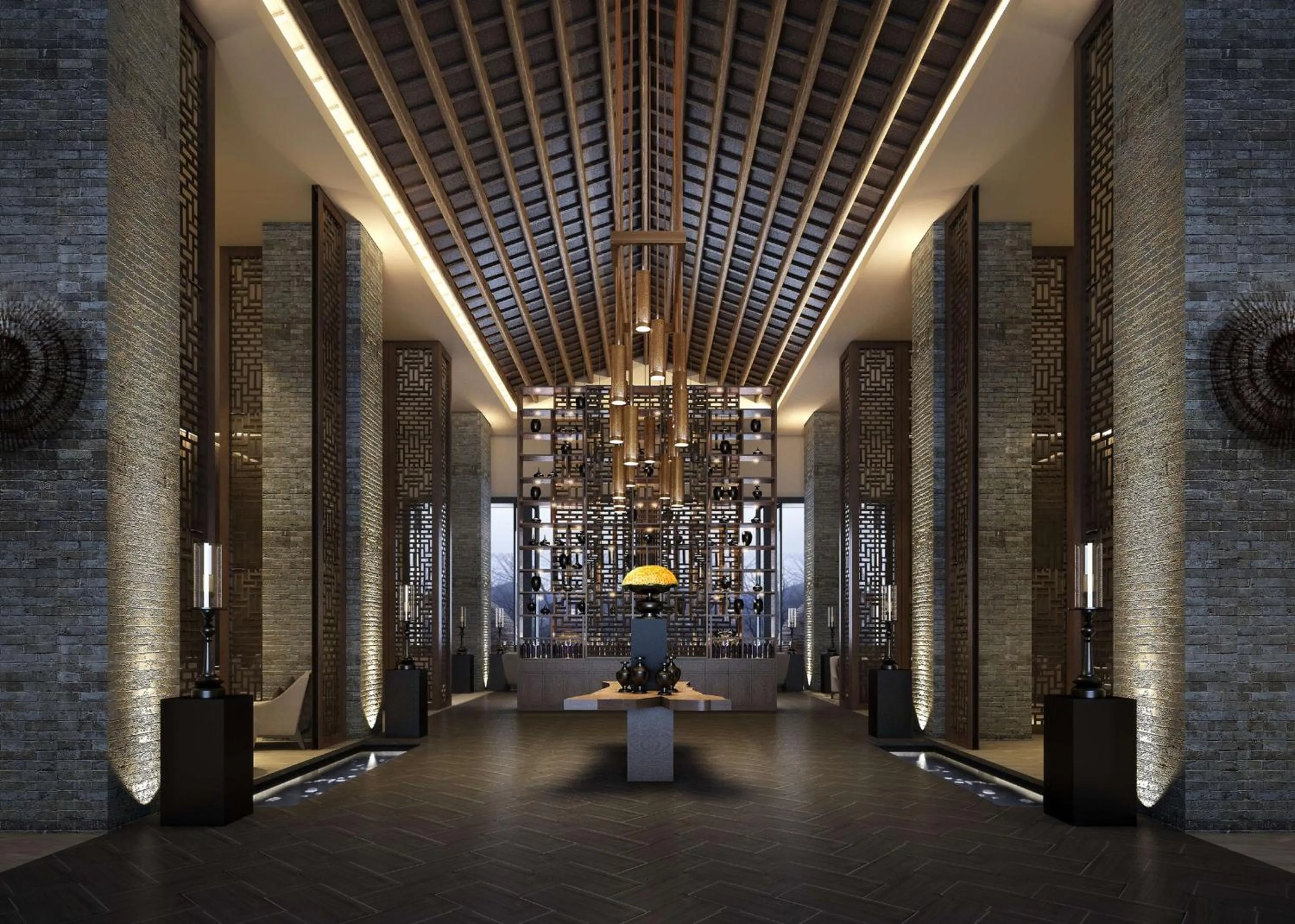 Lobby or reception in Hilton Huizhou Longmen Resort