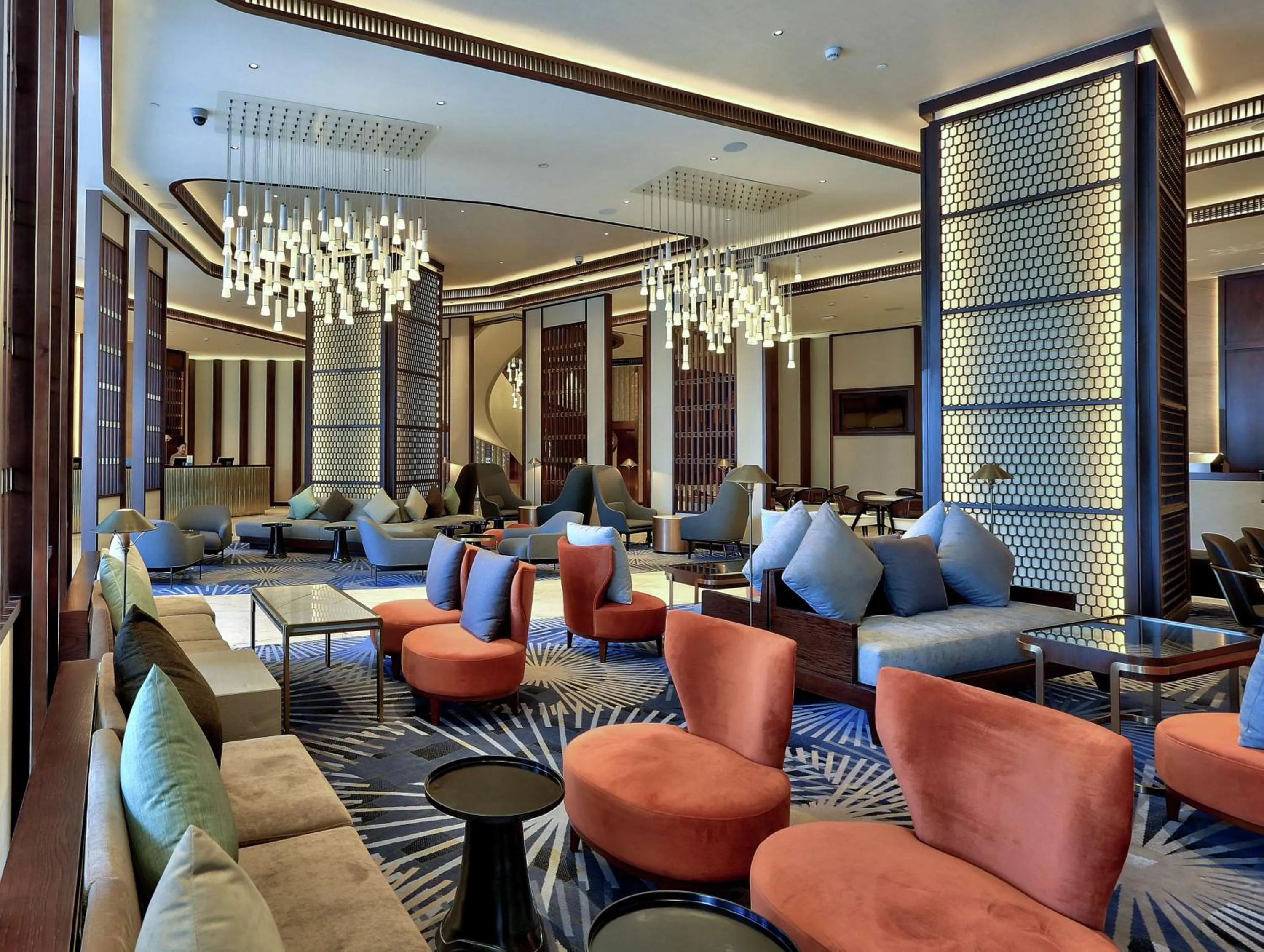 Lobby or reception in Hilton Da Nang