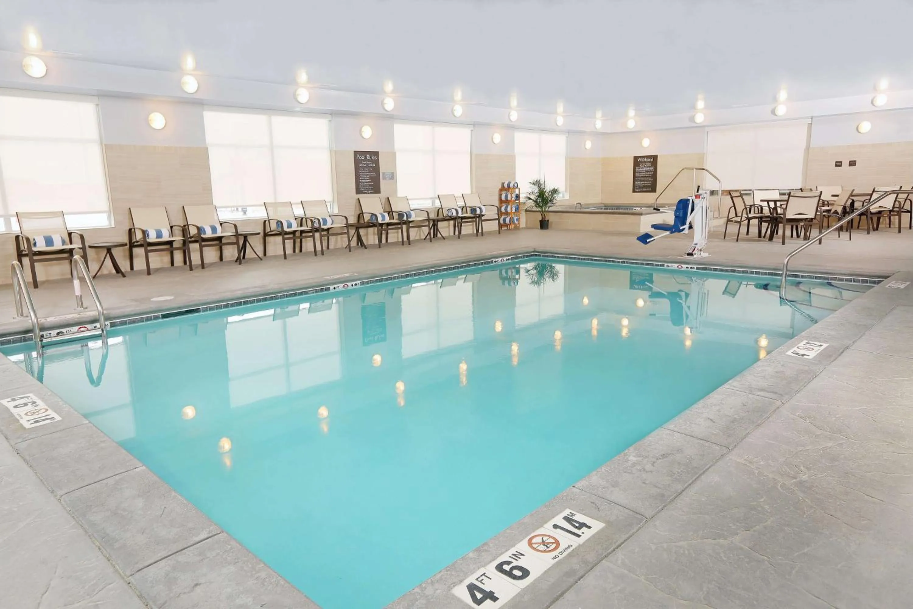 Pool view in Homewood Suites By Hilton West Fargo/Sanford Medical Center