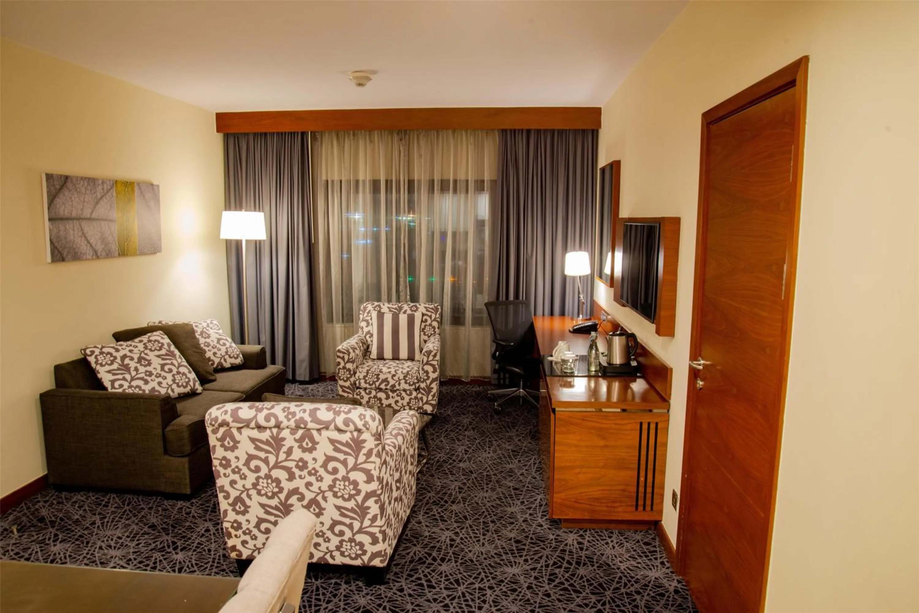 Living room in Hilton Garden Inn Nairobi Airport