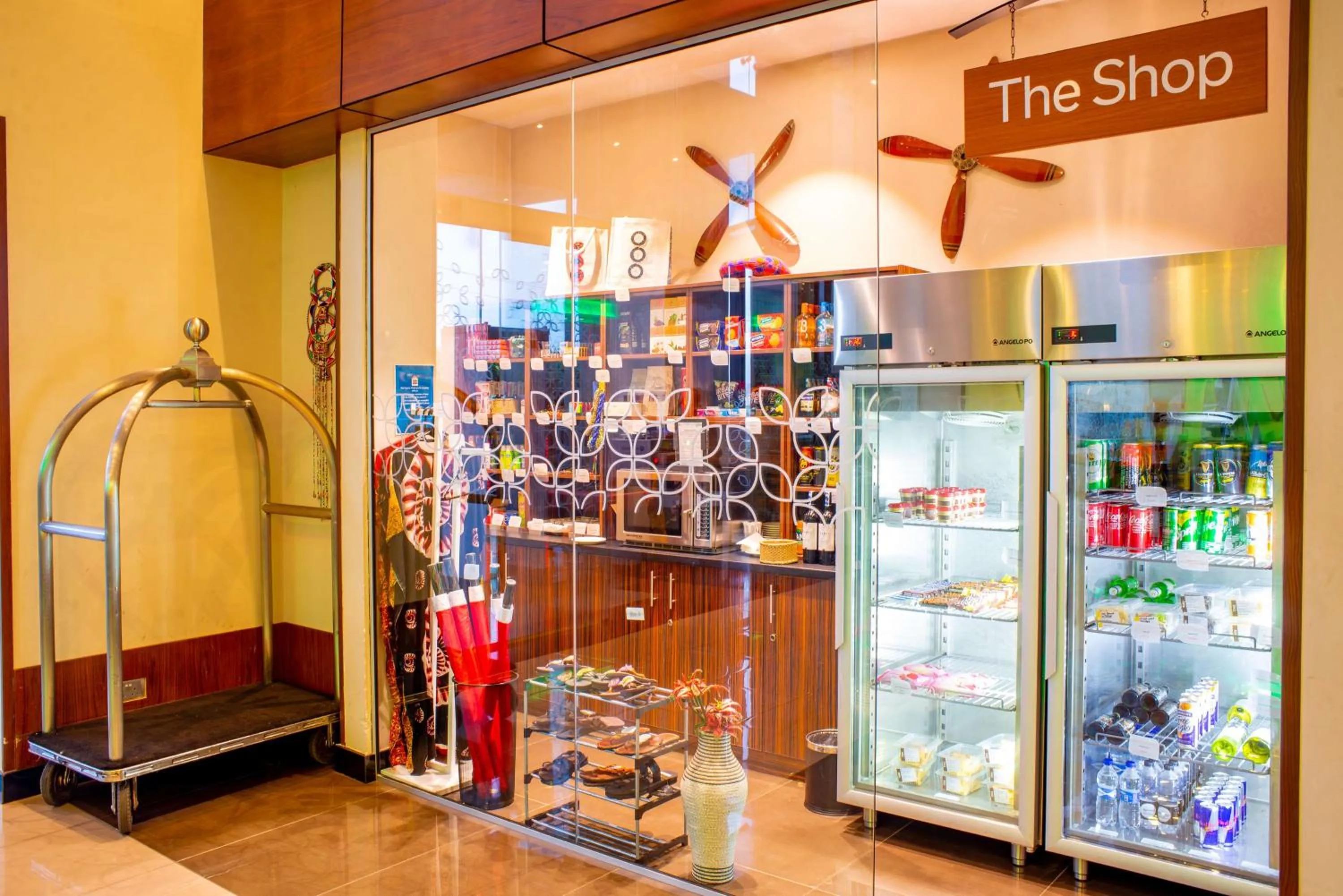 On-site shops in Hilton Garden Inn Nairobi Airport
