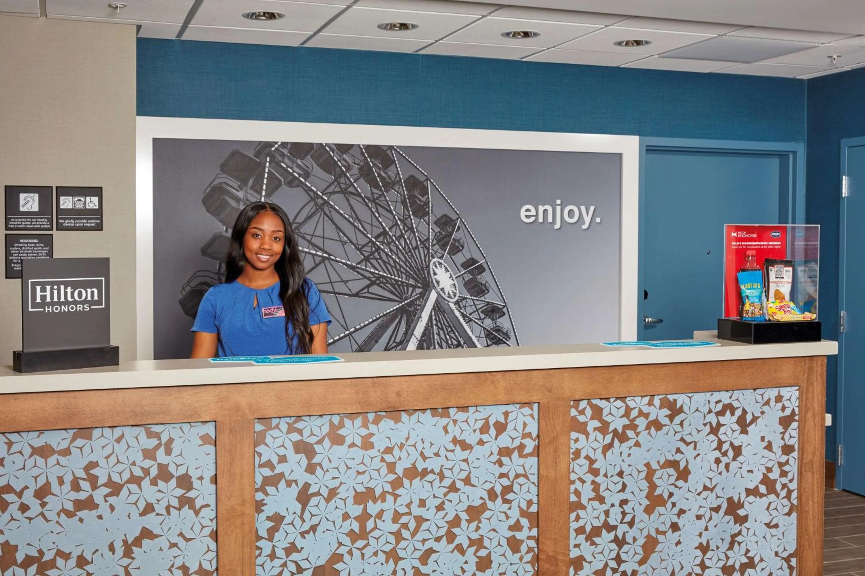 Lobby or reception in Hampton Inn & Suites Sacramento at CSUS