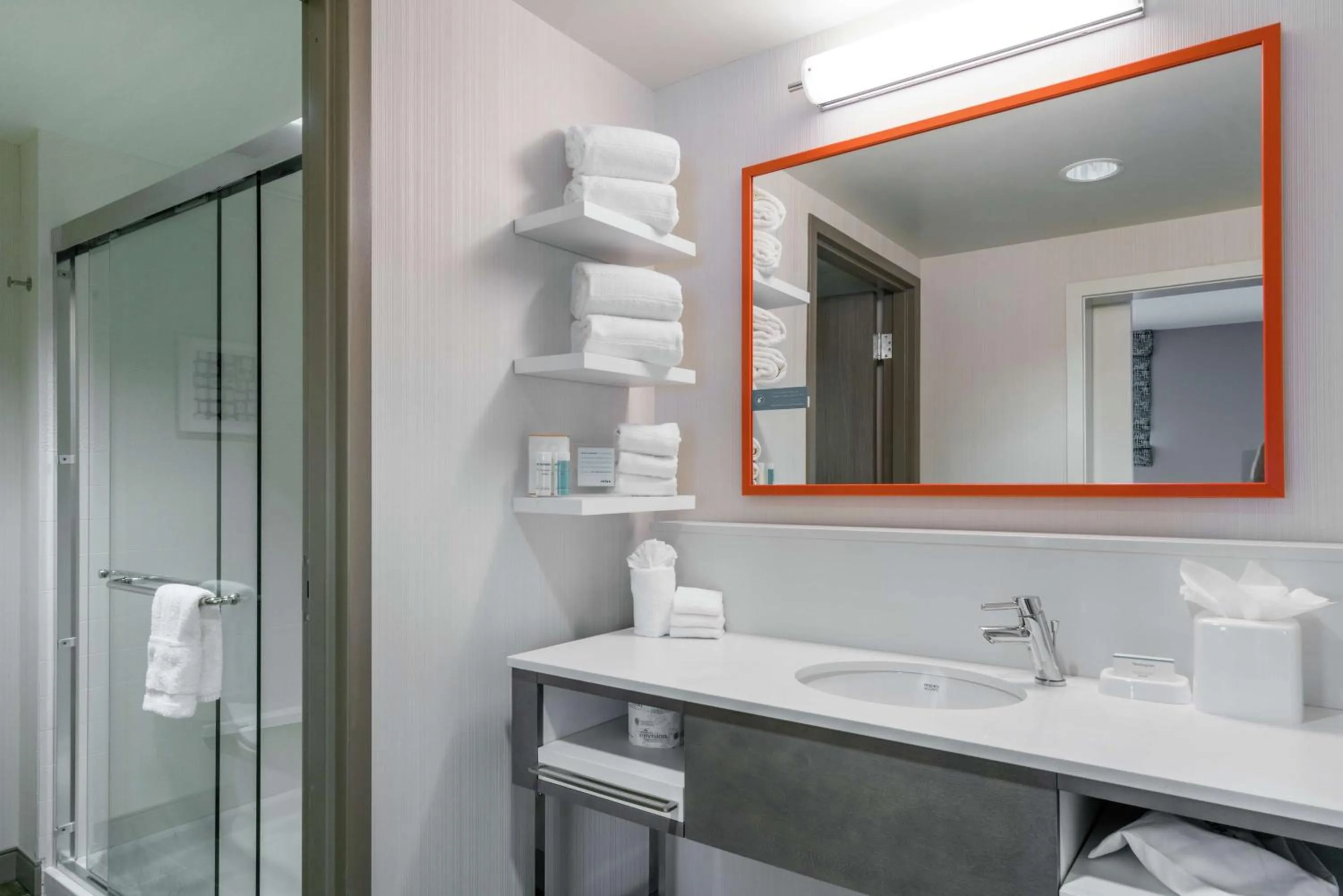 Bathroom in Hampton Inn & Suites Glenarden/Washington DC