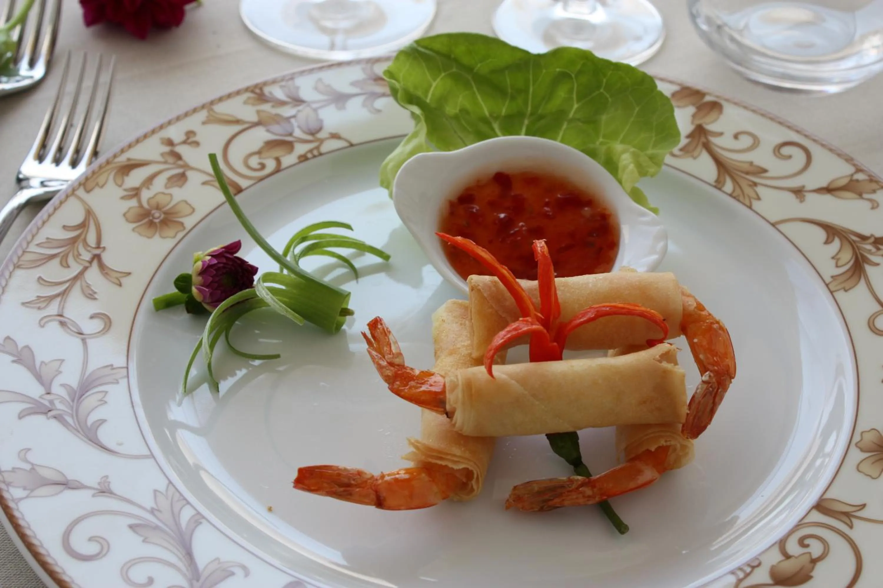 Food in Cocca Hotel Royal Thai Spa