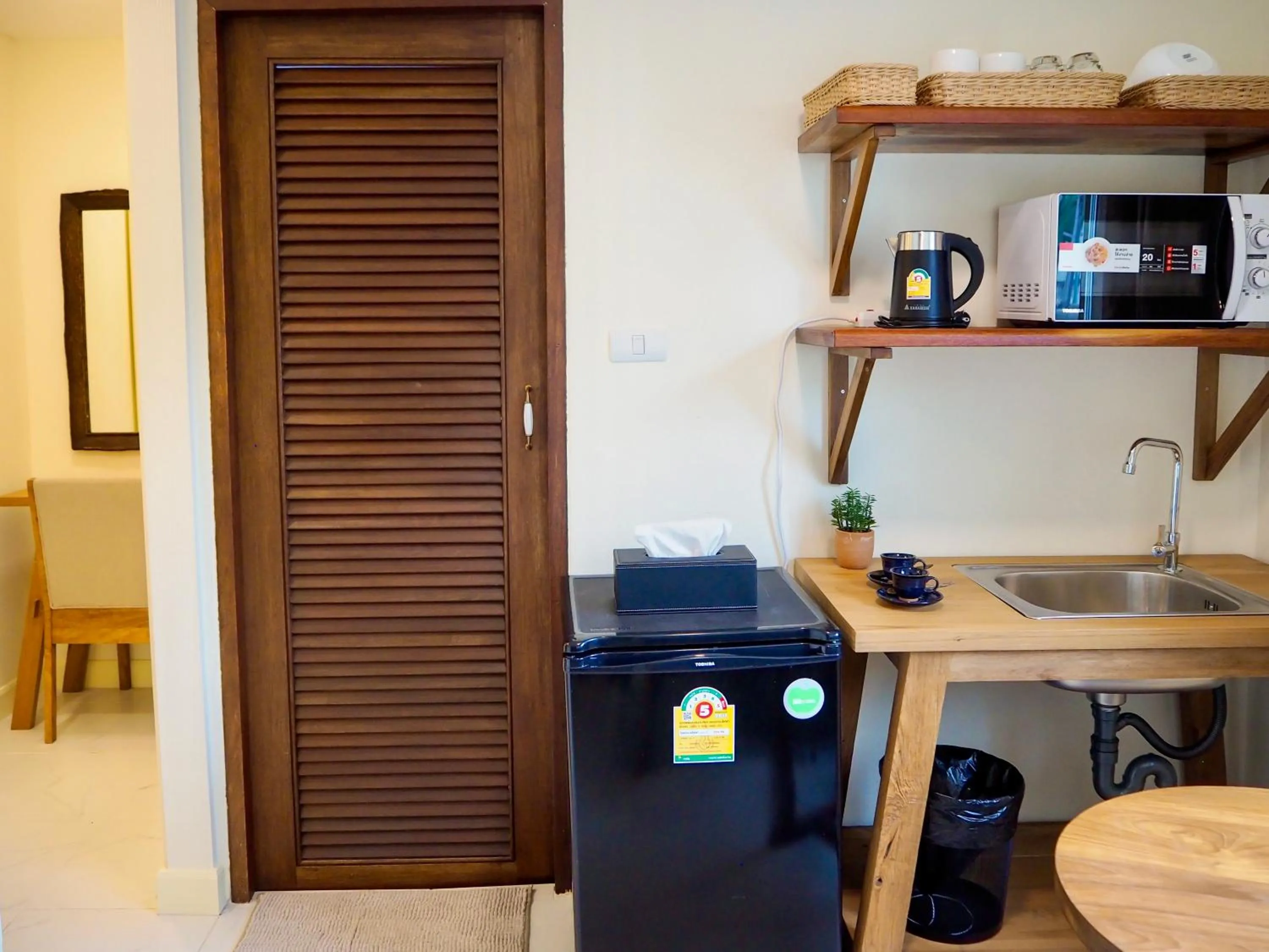 Kitchen or kitchenette in Baan Dan Ta Wan Nuea