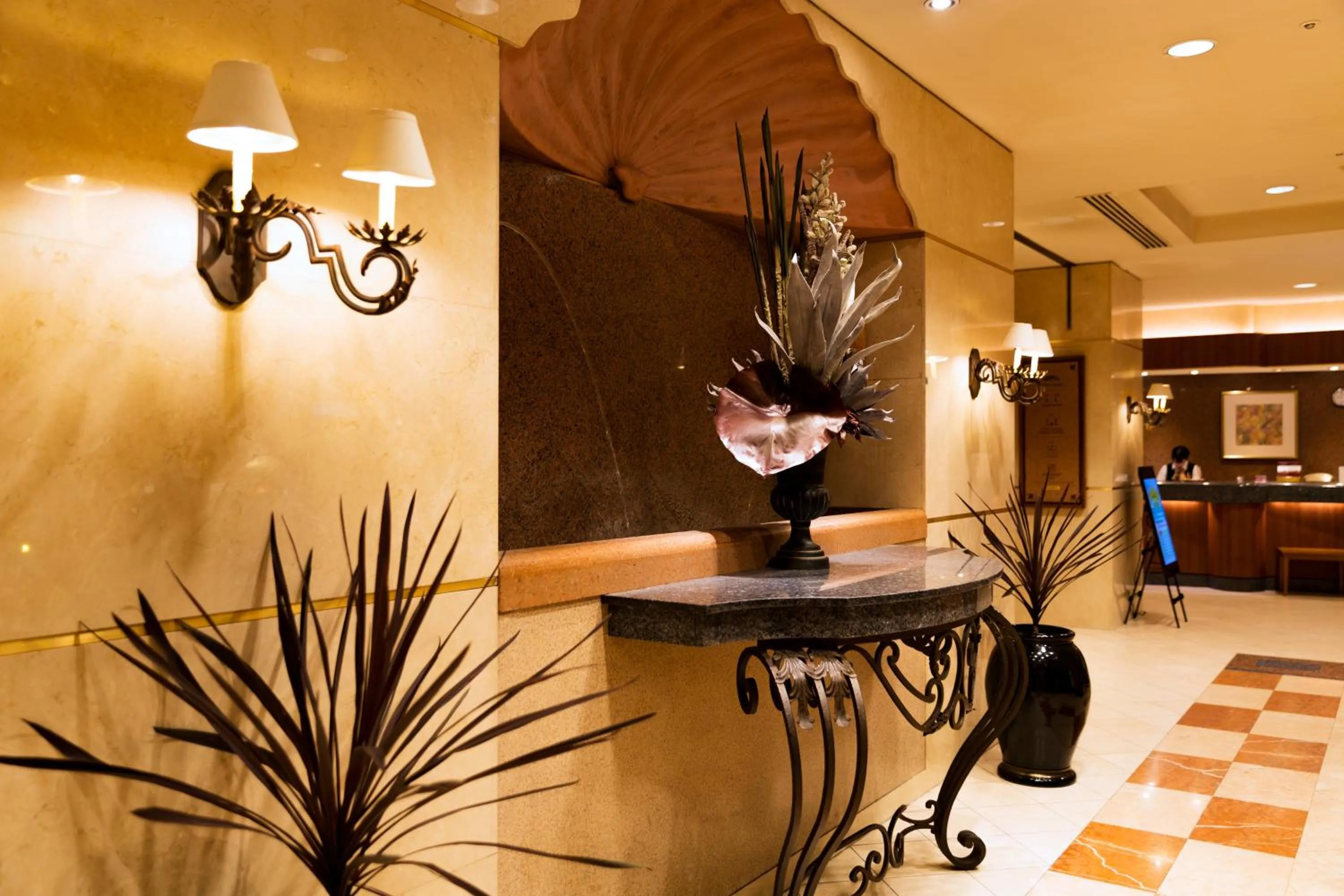 Decorative detail in Hotel Resol Sapporo Nakajima Koen