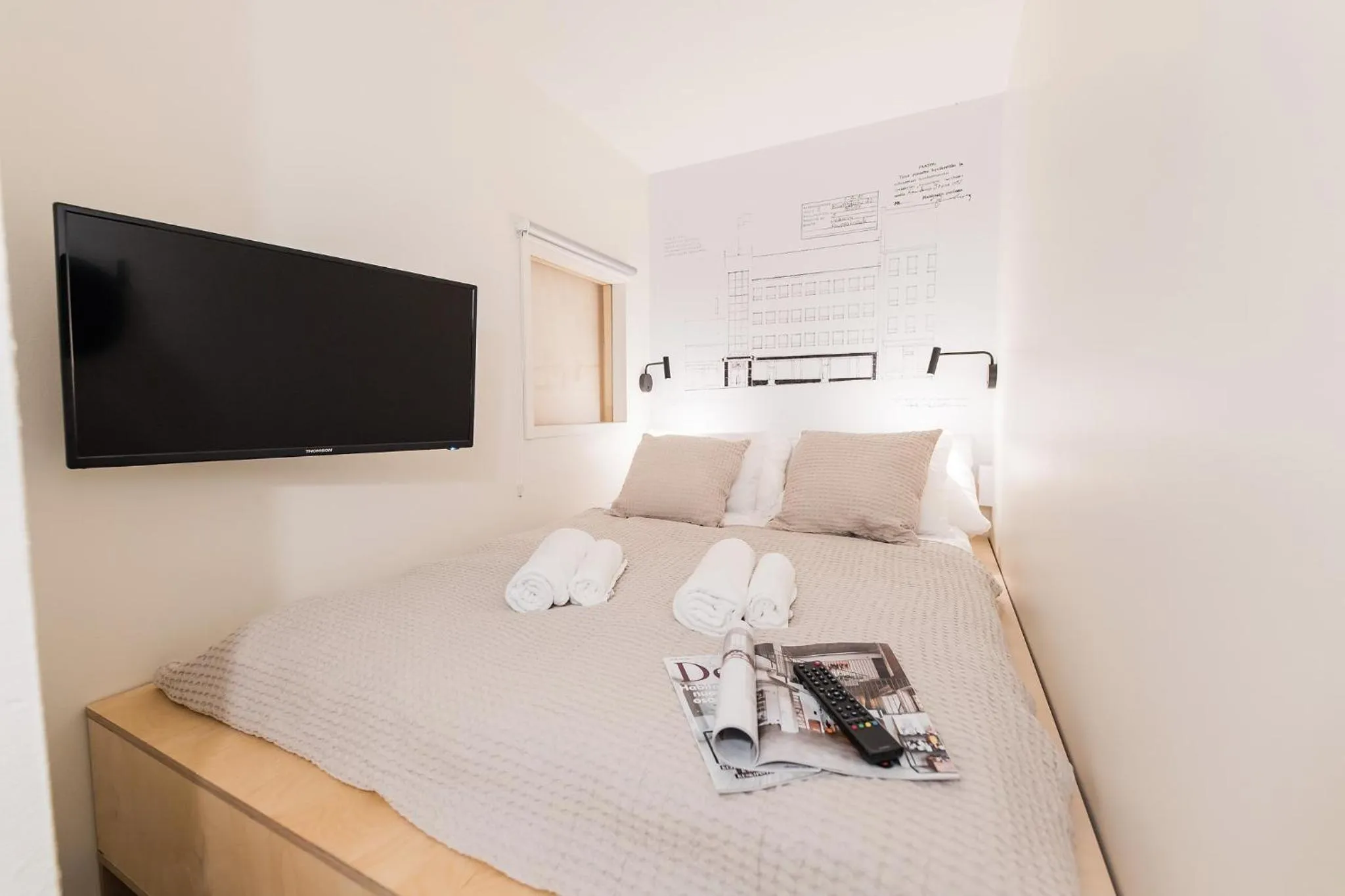 Bed in Forenom Hostel Jyväskylä