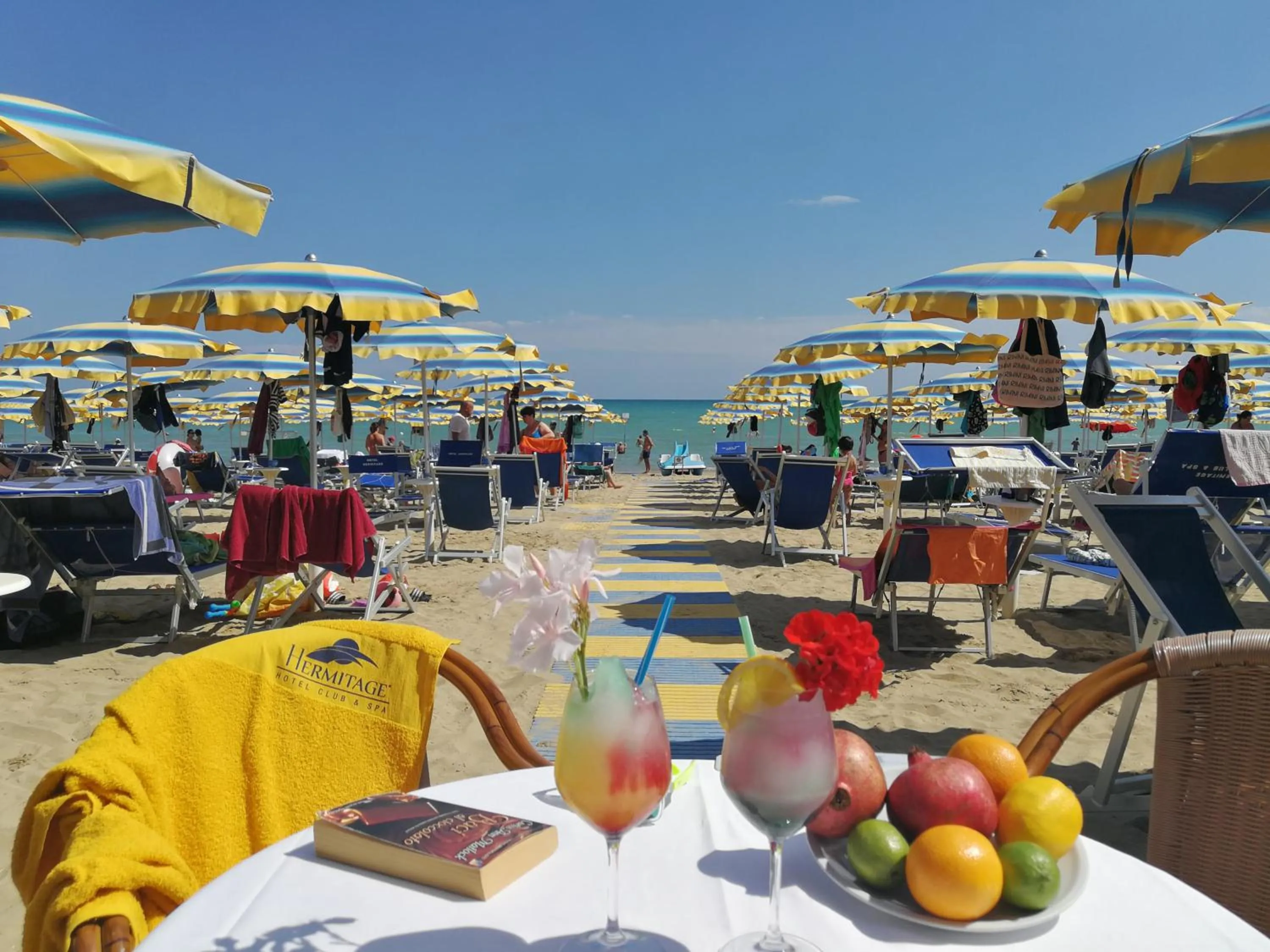 Beach in Hermitage Hotel