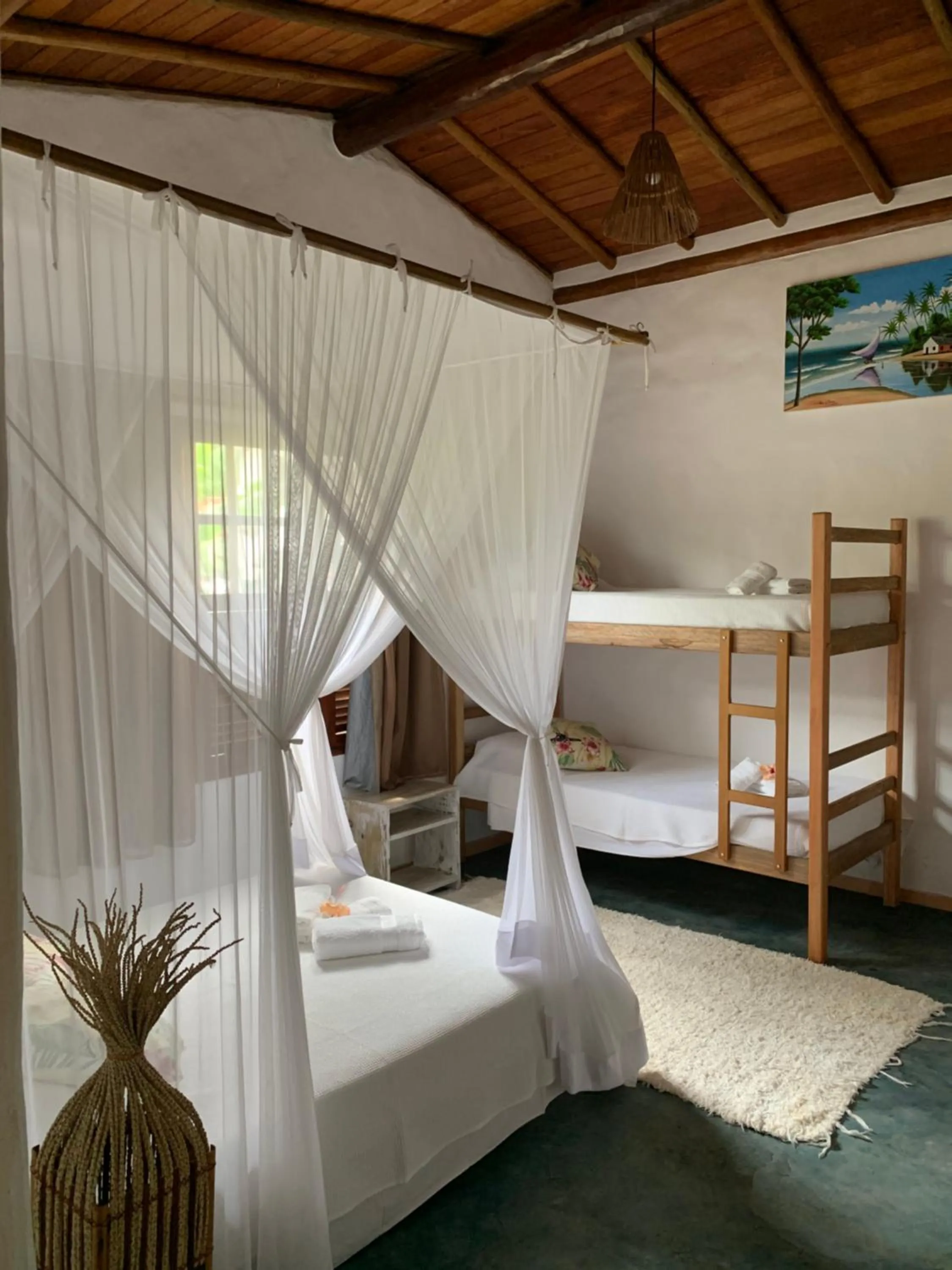 Bed in Cheiro Nativo - Chalés & Pousada