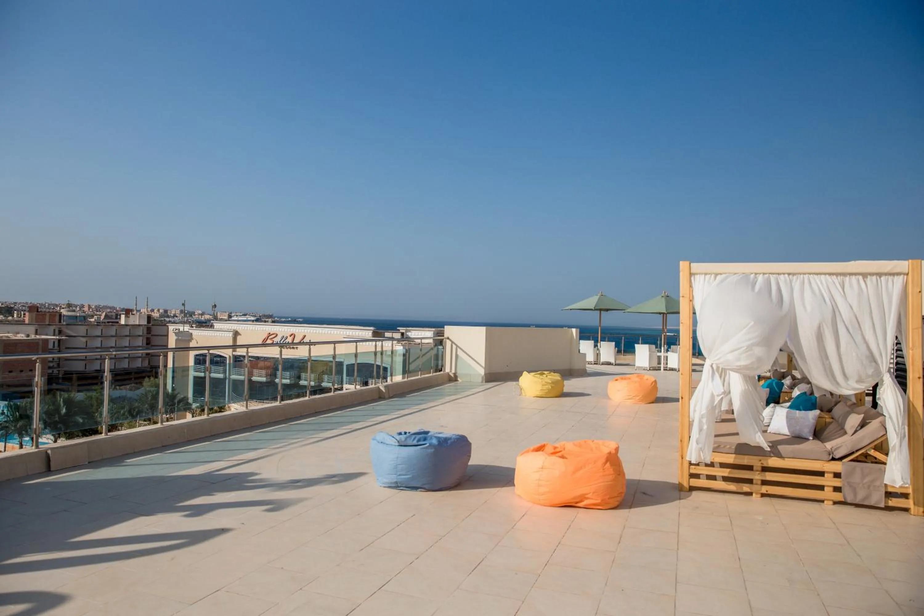 Seating area in Redcon Suites
