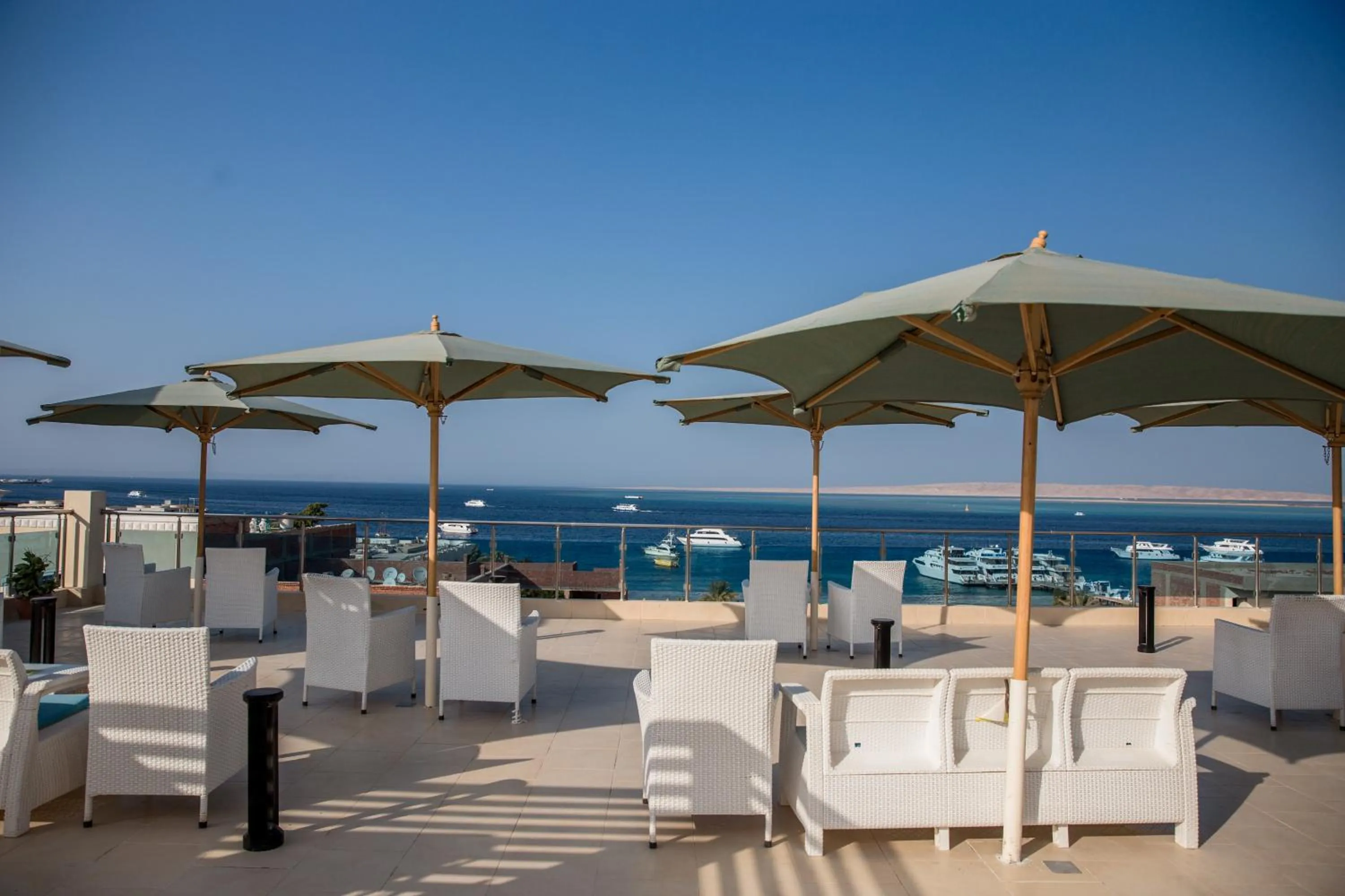 Seating area in Redcon Suites