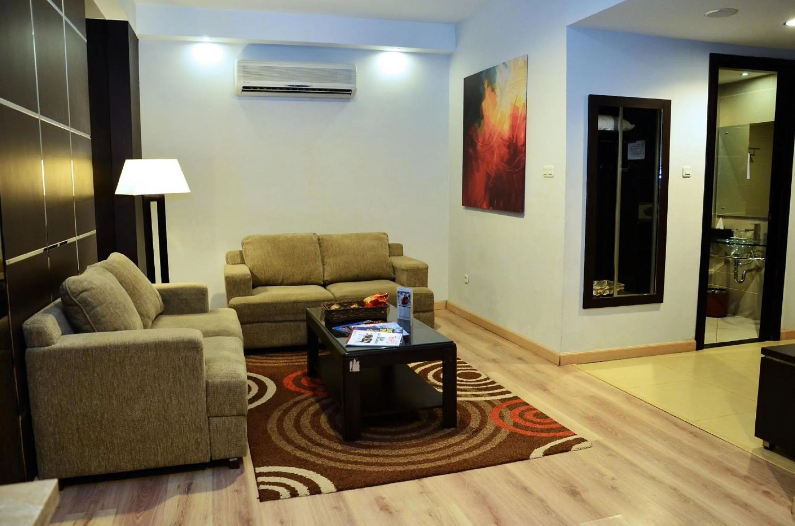 Living room in Aston Pontianak Hotel and Convention Center