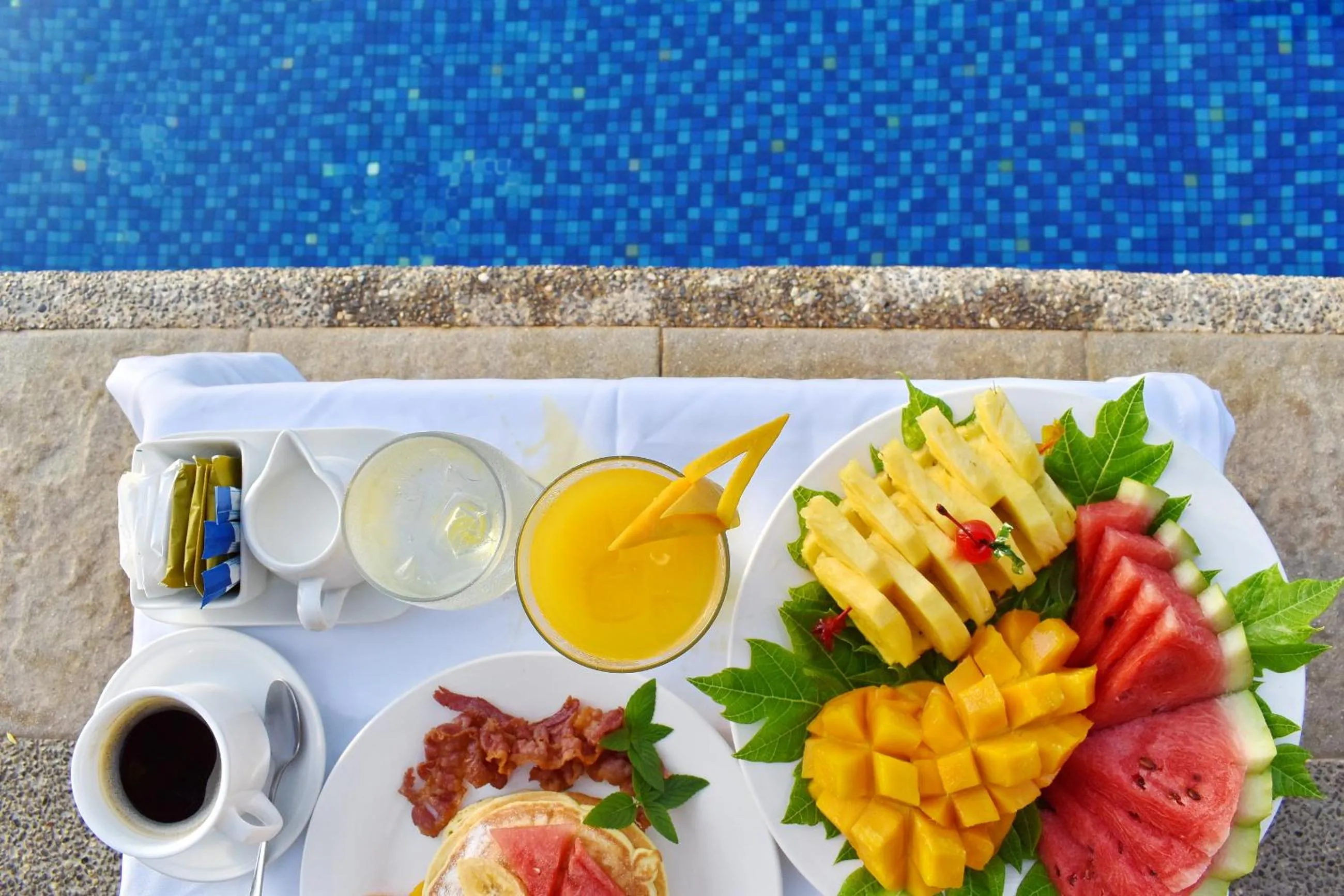 Food and drinks in Hotel Soffia