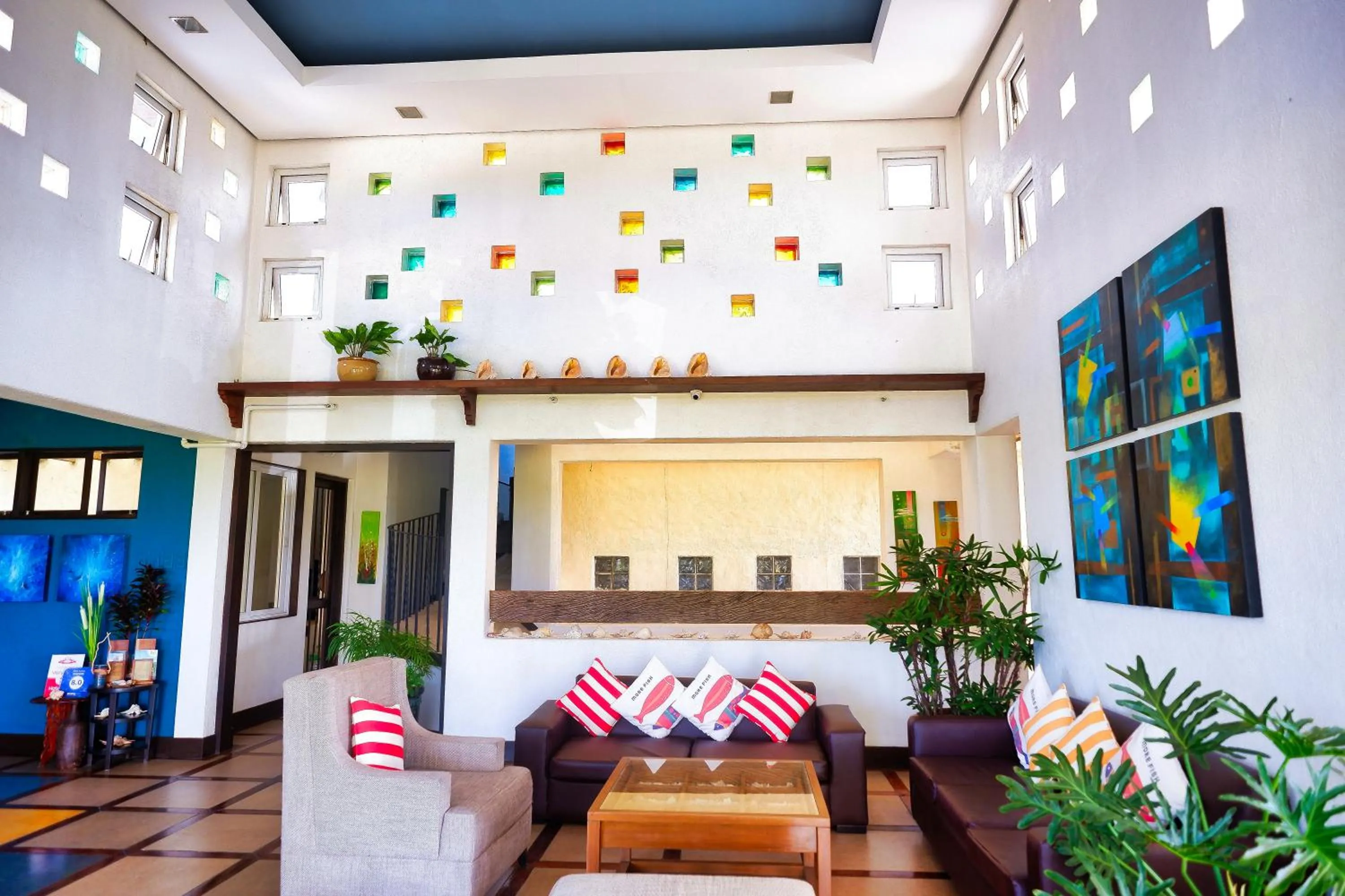 Lobby or reception in Hotel Soffia