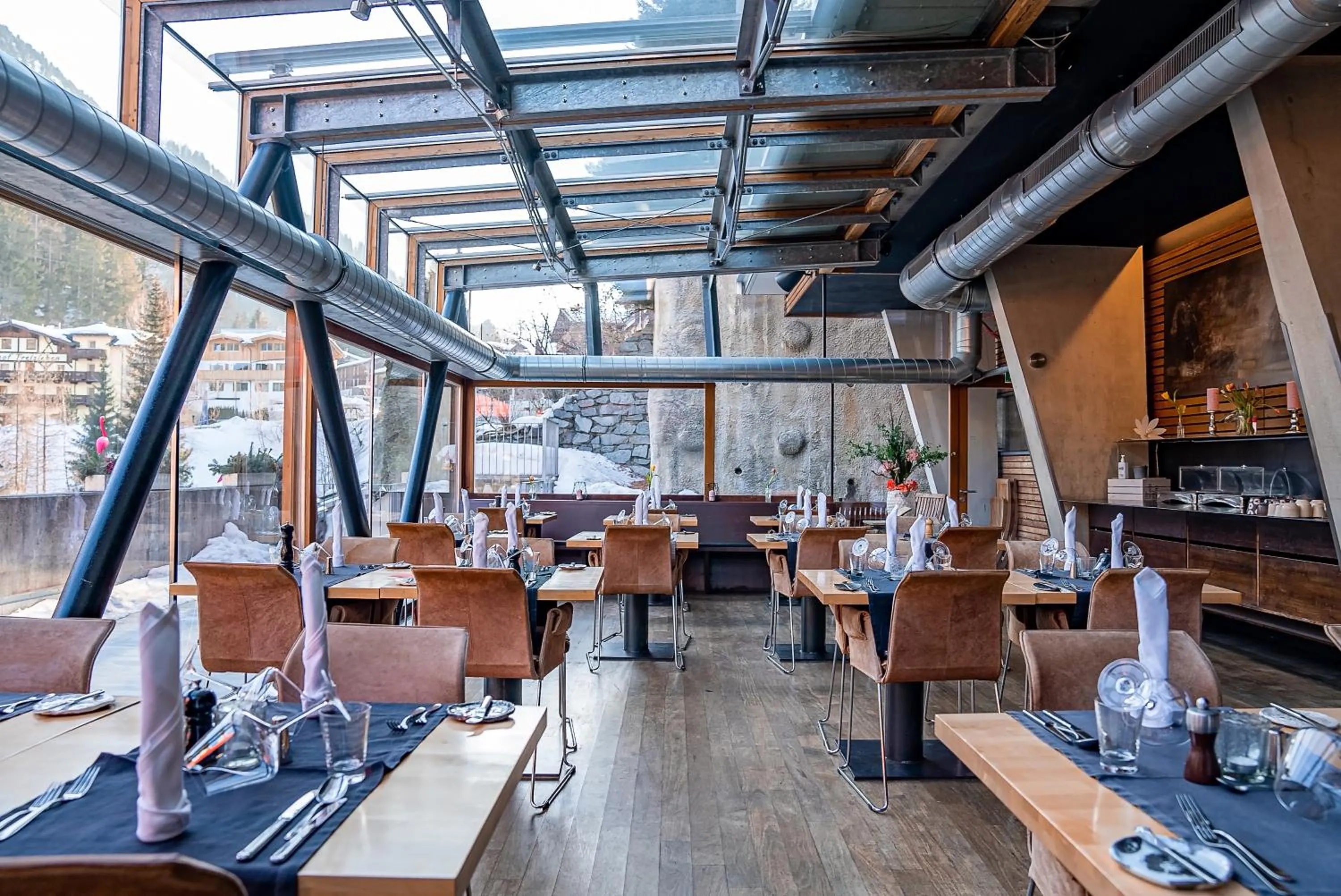 Restaurant/places to eat in "Quality Hosts Arlberg" Hotel Lux Alpinae