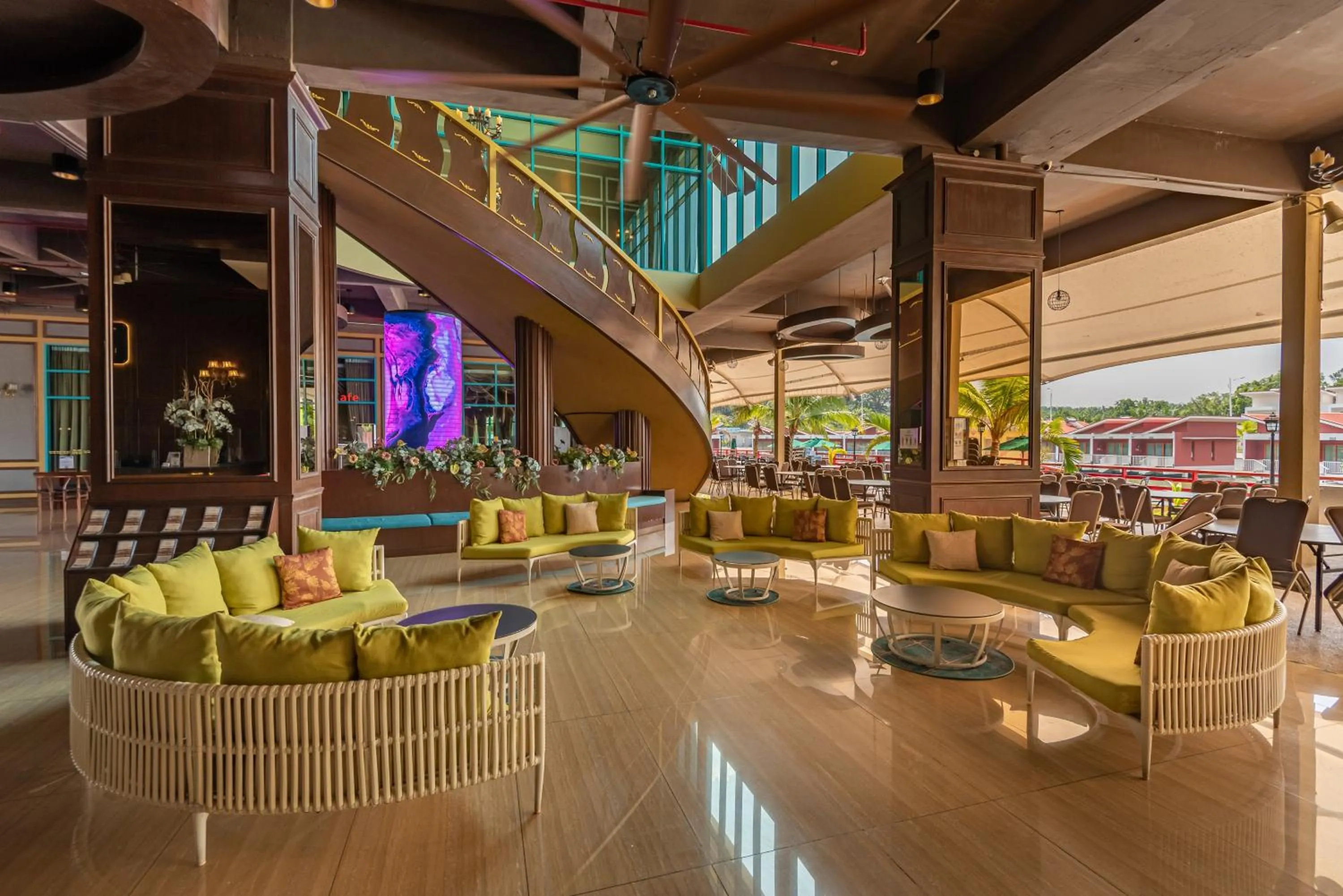 Seating area in Tasik Villa International Resort