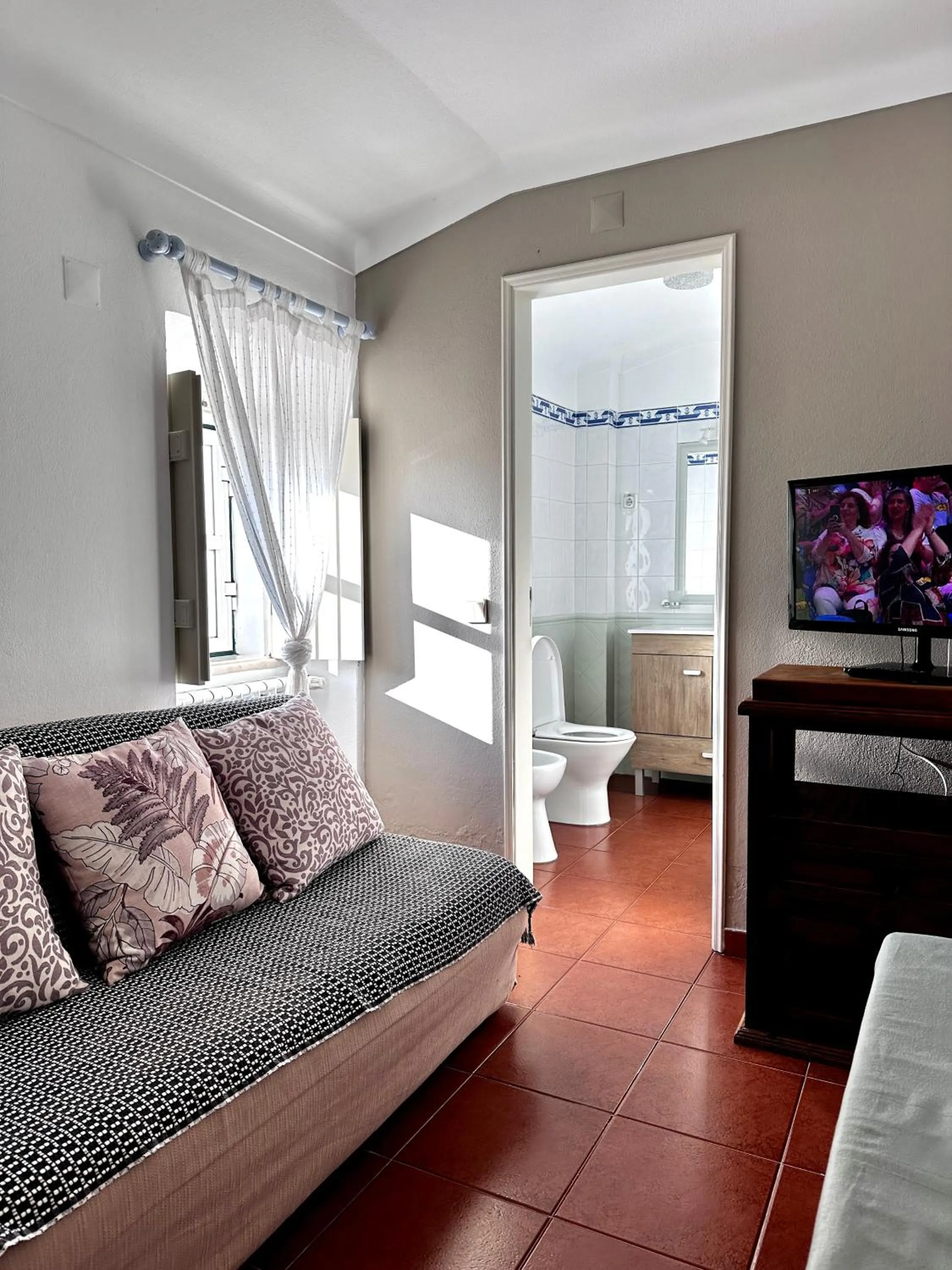 Seating area, Bed in Monte Do Zambujeiro