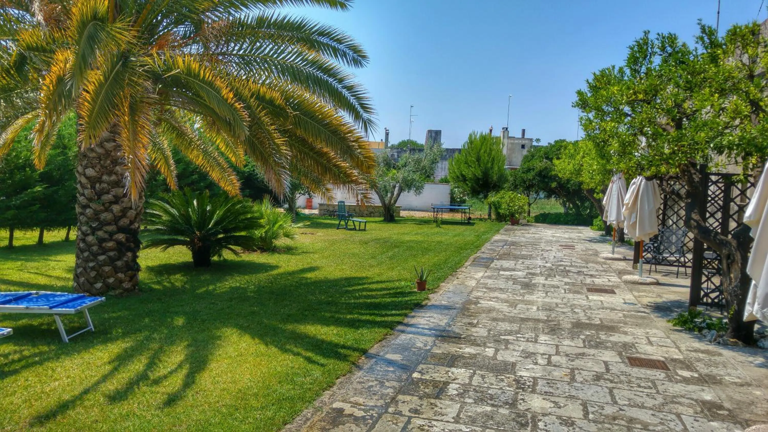 Garden in Villa Papaleo B&B
