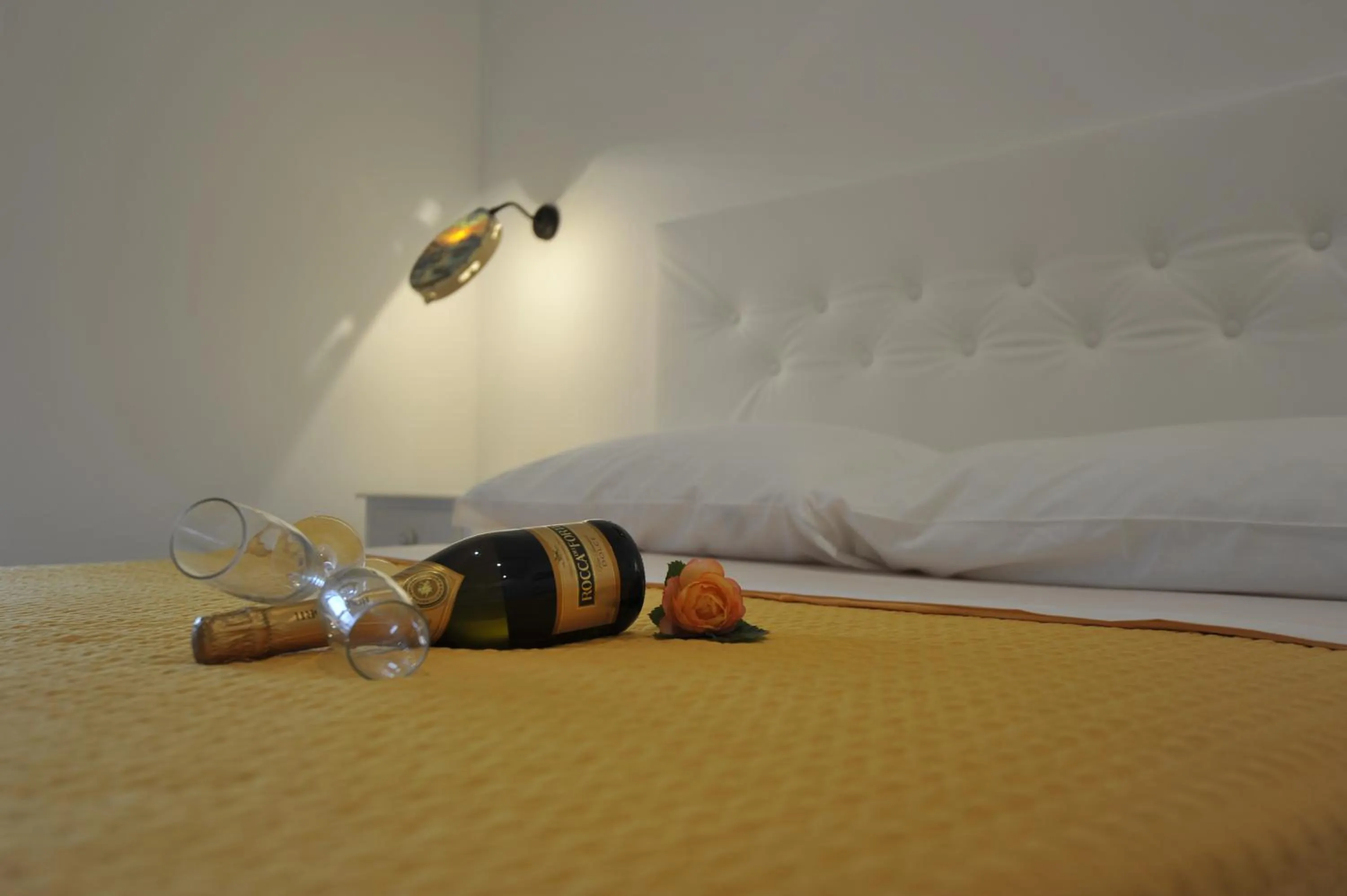 Bed in Surriento Suites