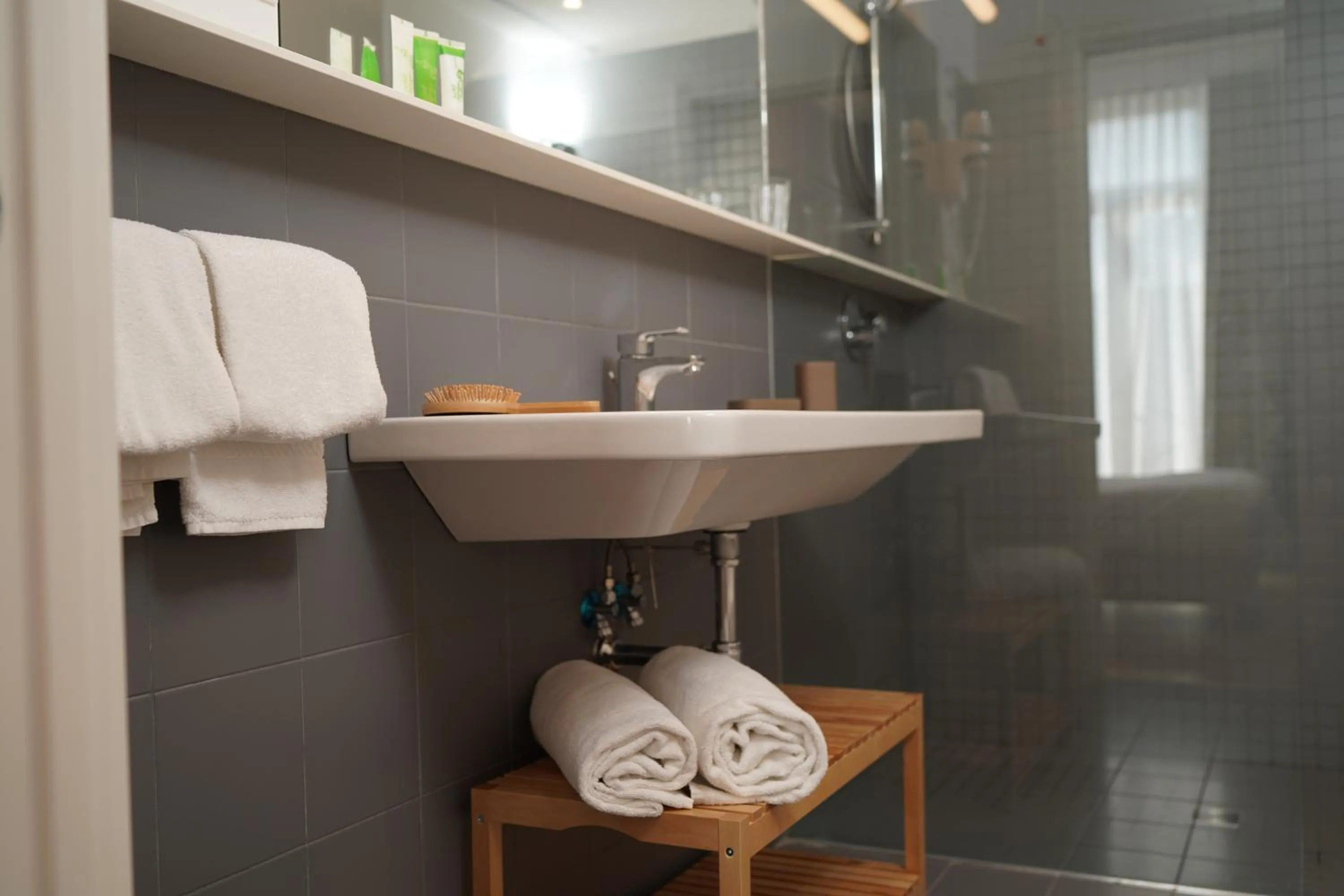 Bathroom in Hotel Piazza Bellini & Apartments
