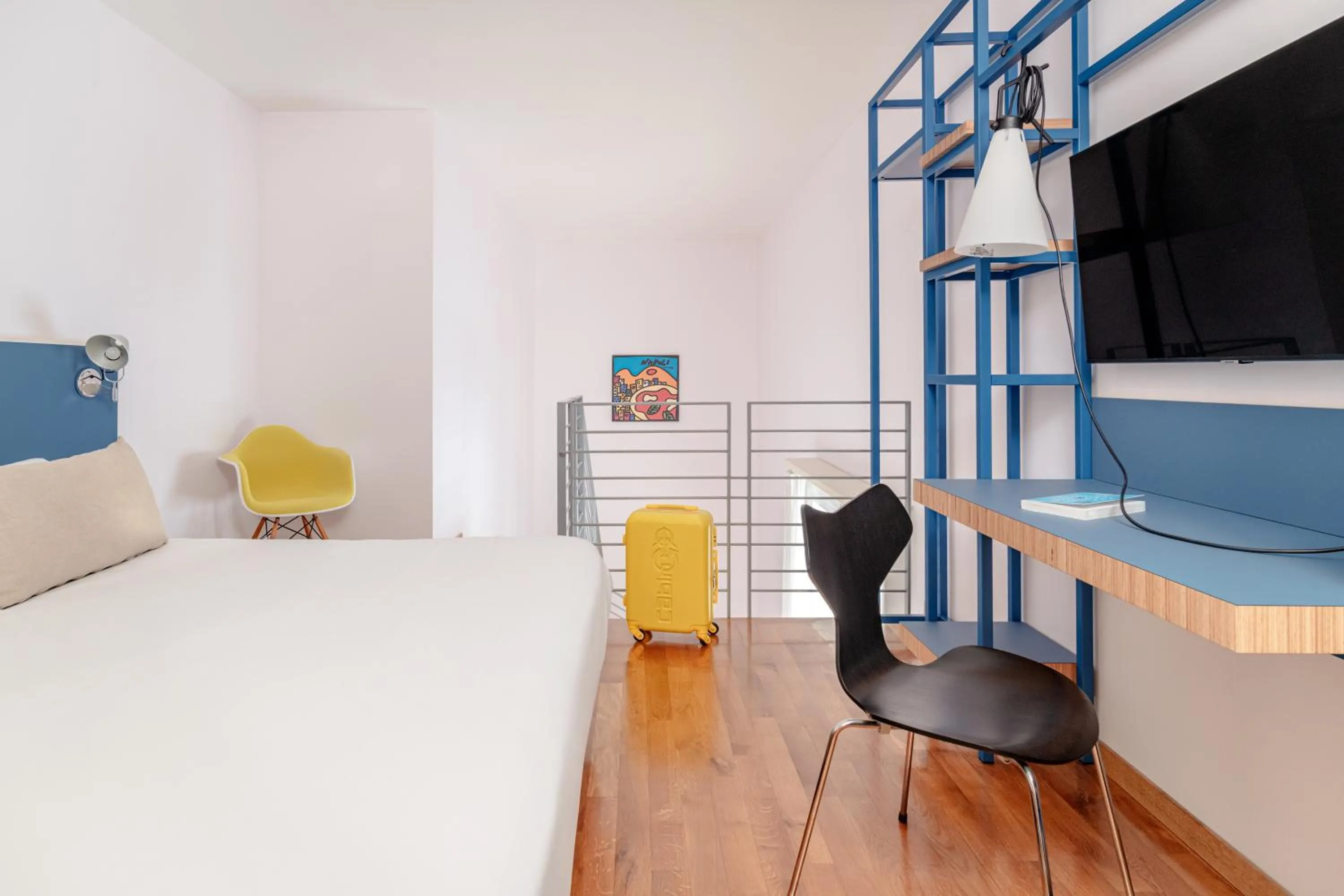 Bedroom, Bed in Hotel Piazza Bellini & Apartments