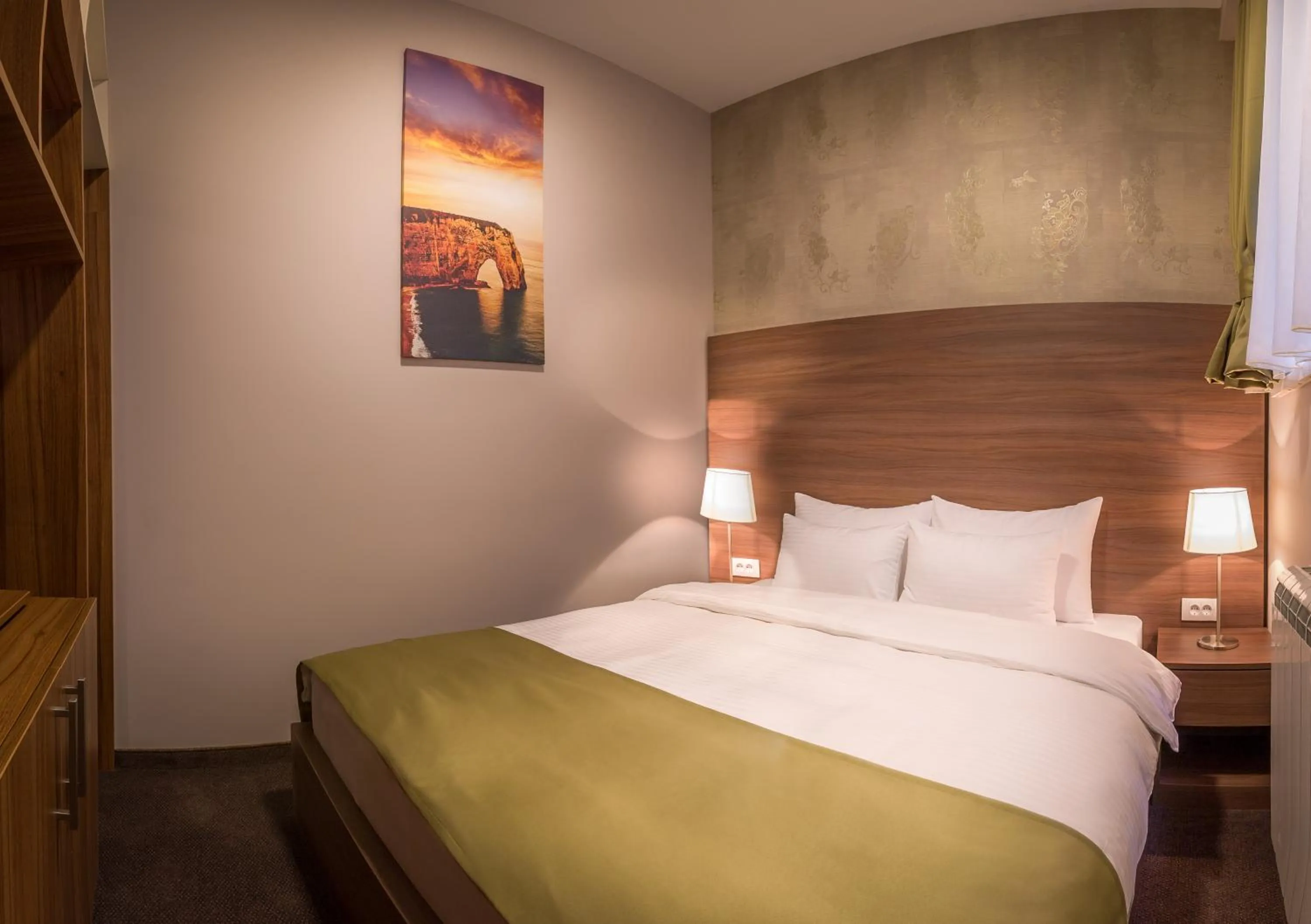 Bed in Veneti Suites